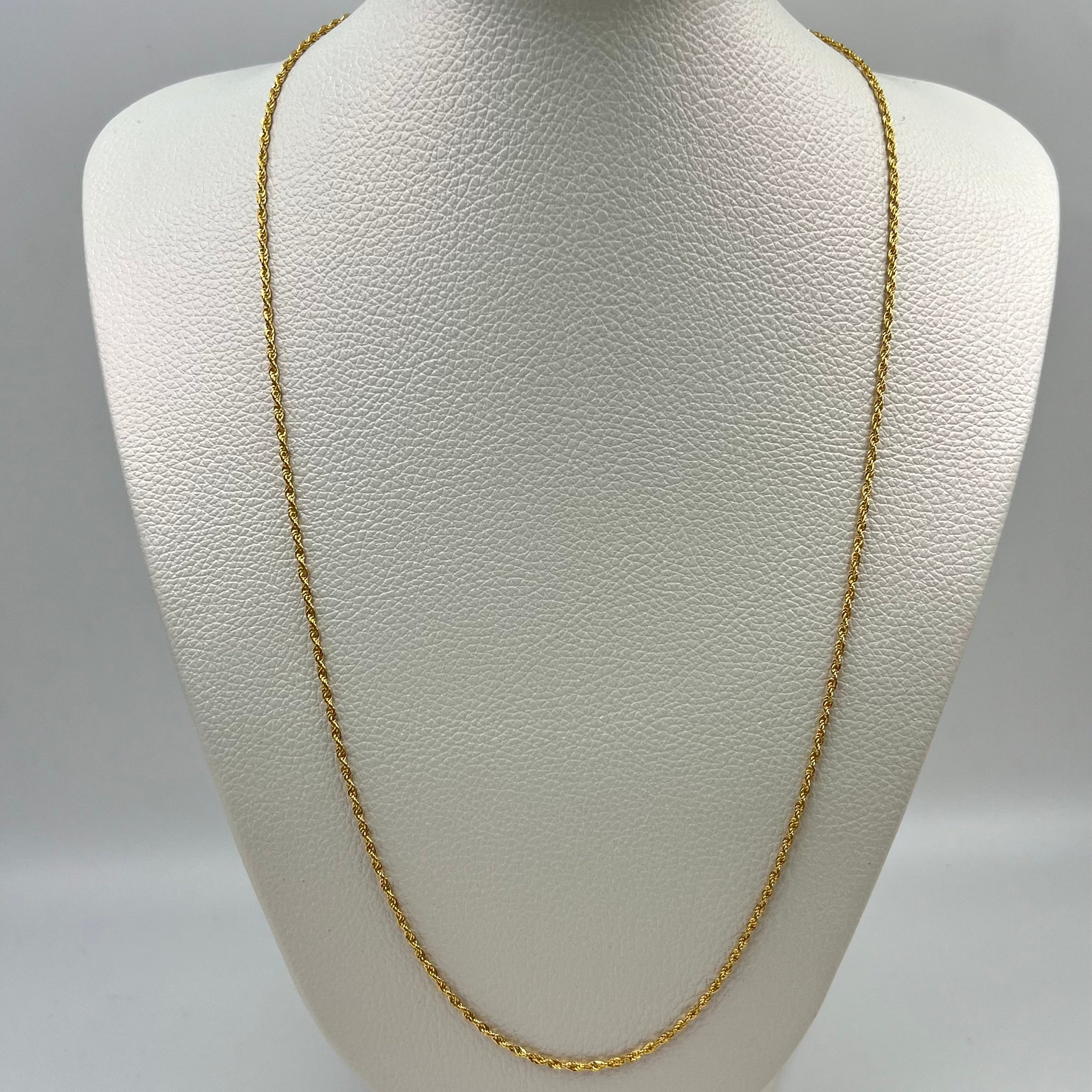 CADENA ITALY LAZO  ORO AMARILLO 18K +3 / 1,93 GR / 1,6 MM / 60 CM