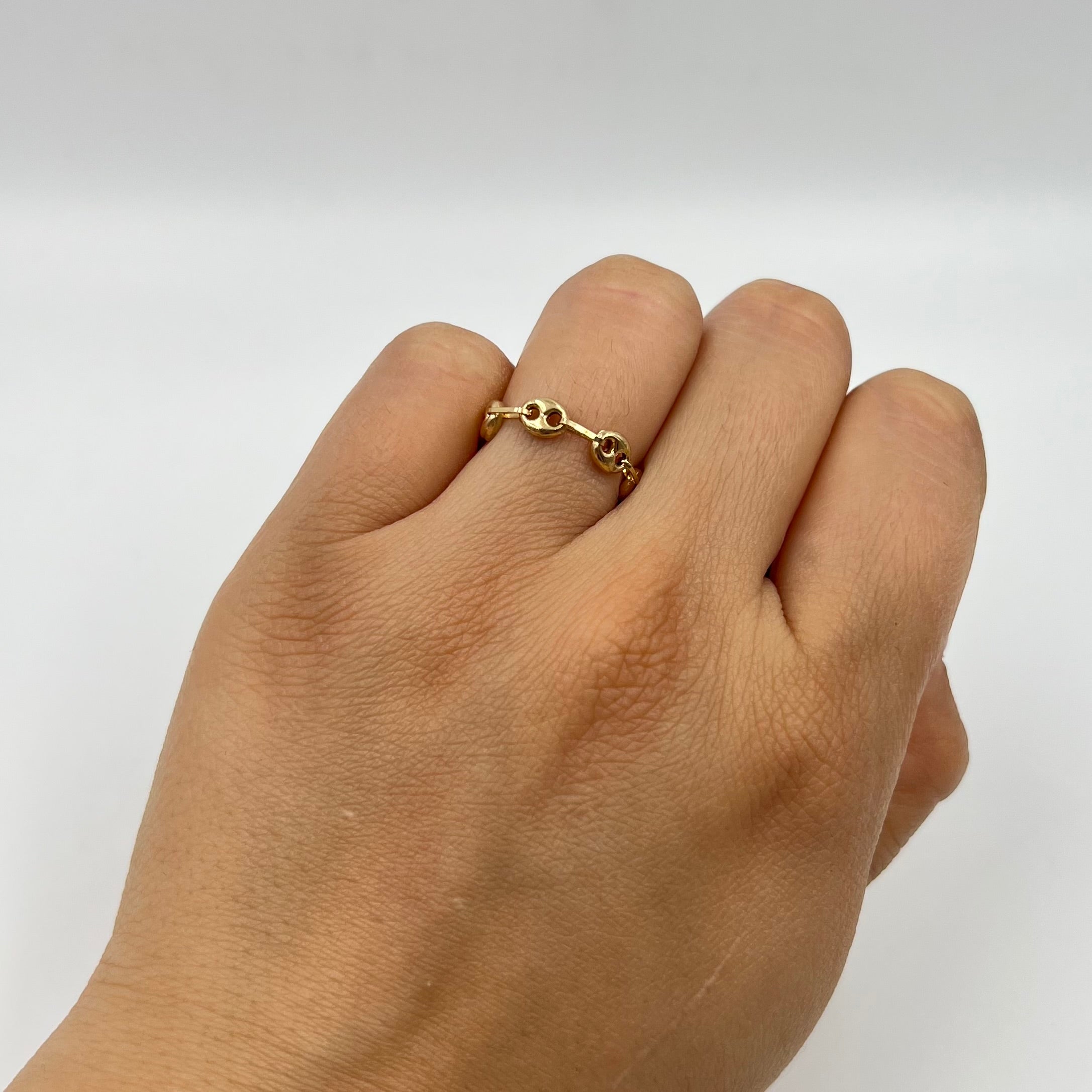 ANILLO GC ORO AMARILLO 18K / TALLA 6/5 / 0,8 GR / 4 MM