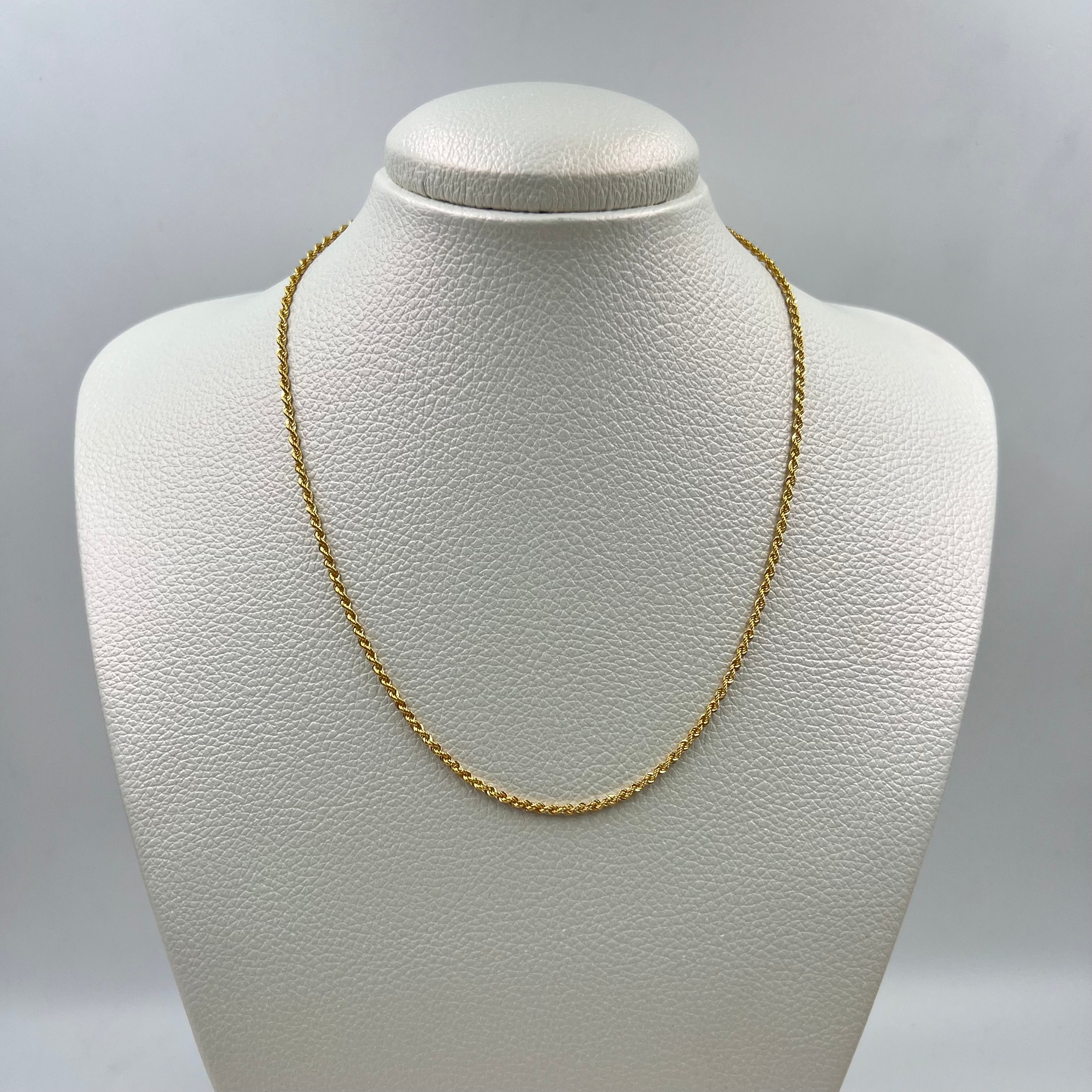 CADENA ITALY LAZO  ORO AMARILLO 18K +3 / 1,72 GR / 1,8 MM / 40 CM