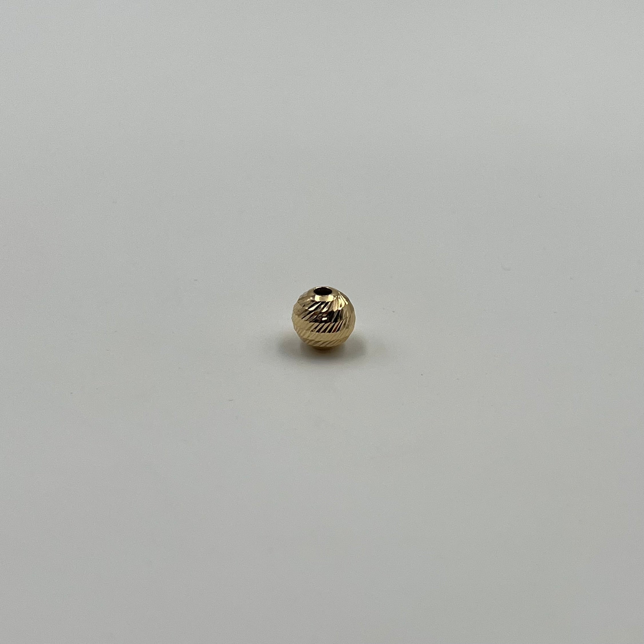 BOLA DIAMANTADA 9MM / NAC ORO AMARILLO