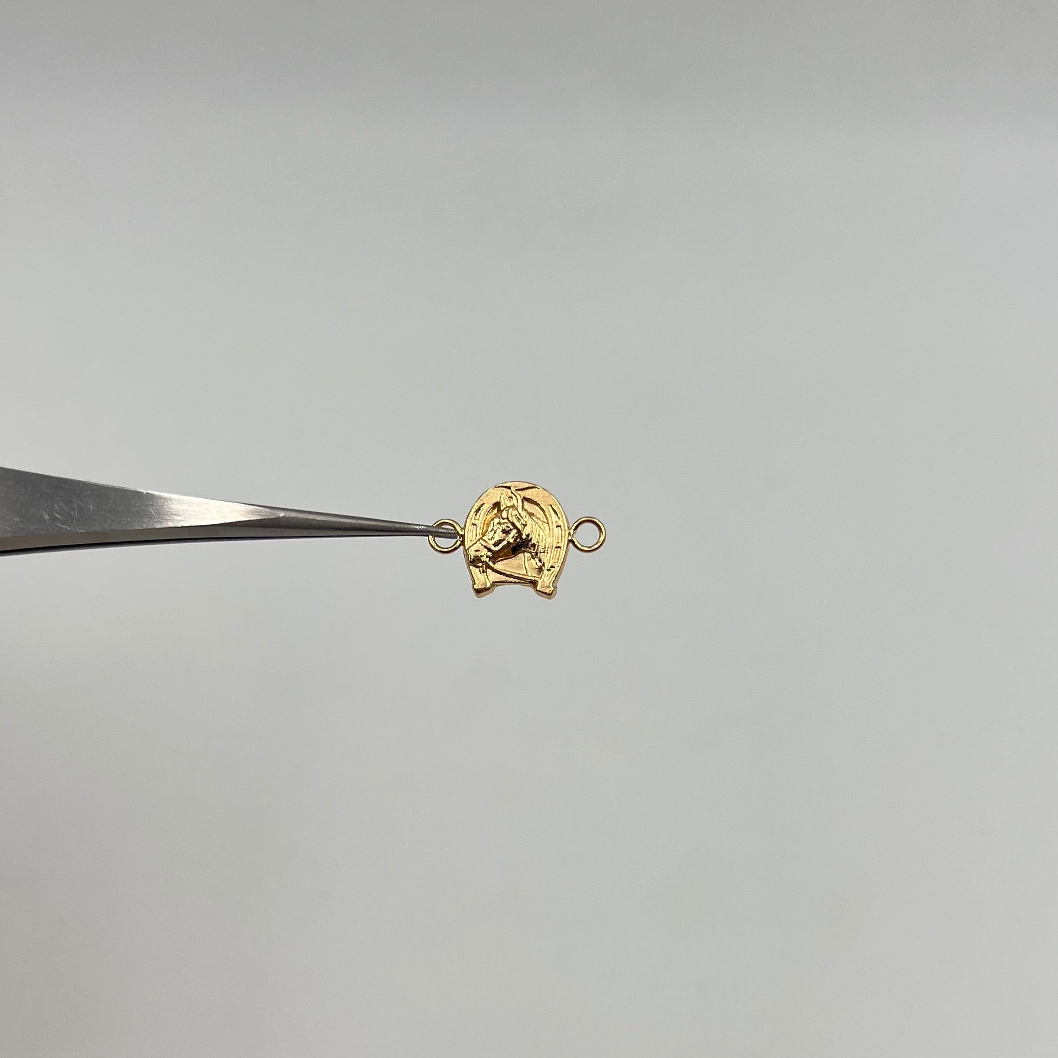 HERRAJE HERRADURA  ORO AMARILLO 18K 0,51 GR / 1,5 CM