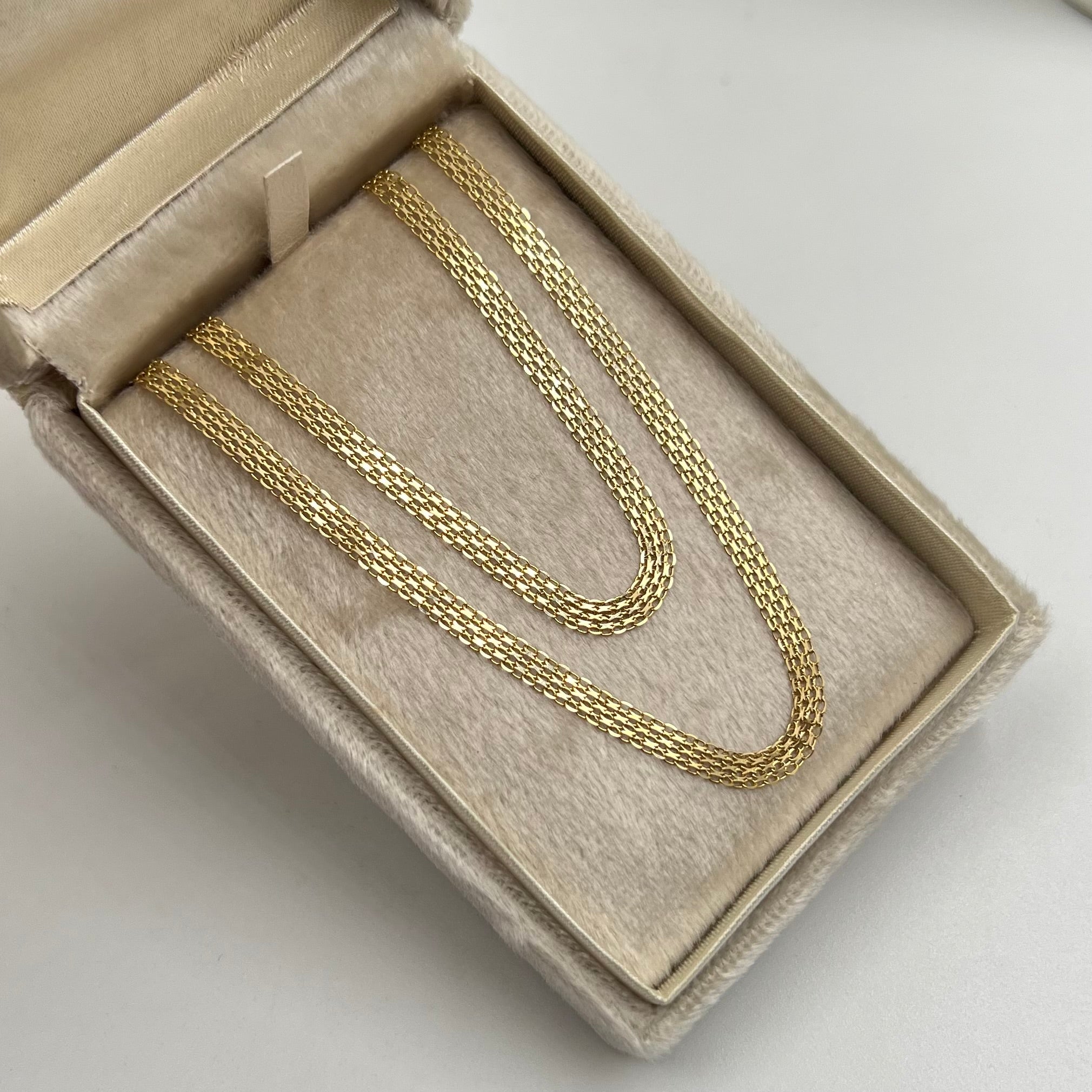 CADENA ITALY CHINA  ORO AMARILLO 18K +1 / 7,45 GR / 5,4 MM / 60 CM