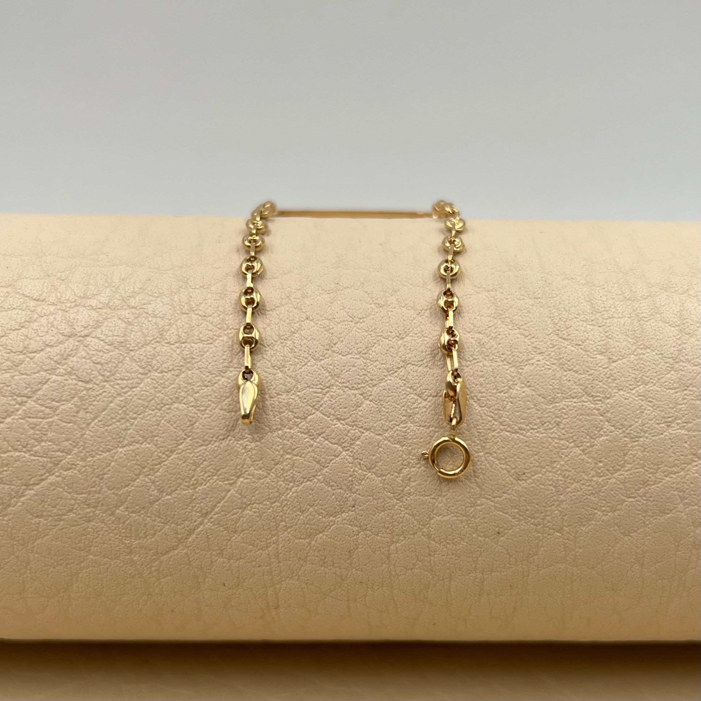 PULSO BEBÉ GC PLACA ORO AMARILLO 18K 1,92 GR / 3 MM / 13,5 CM