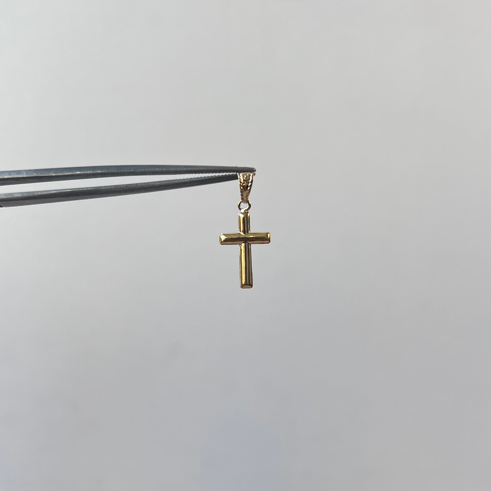 DIJE CRUZ  ORO AMARILLO 18K 0,33 GR / 2 MM / 1,5 CM