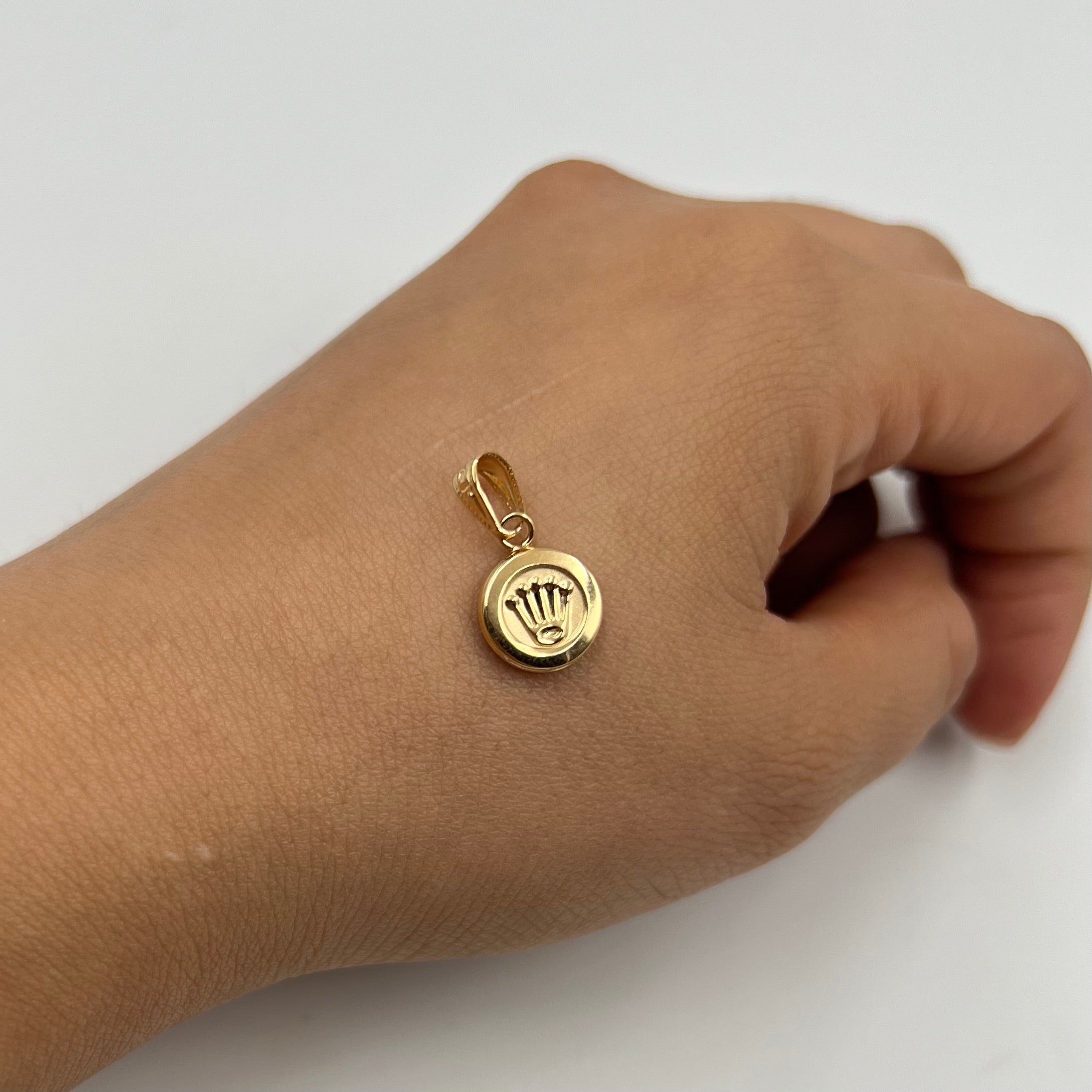 DIJE RX ORO AMARILLO 18K 0,63 GR / 10 MM / 1,3 CM