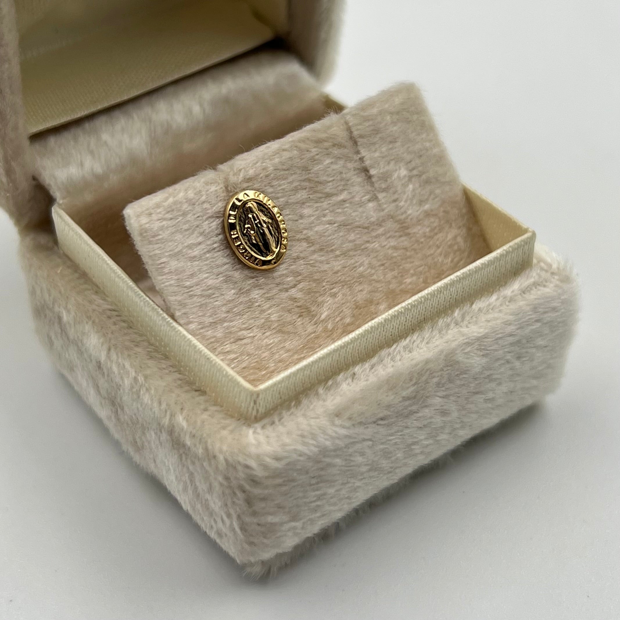 TOPOS VIRGEN DE LA MILAGROSA (UNIDAD) ORO AMARILLO 18K 0,35 GR / 6 MM