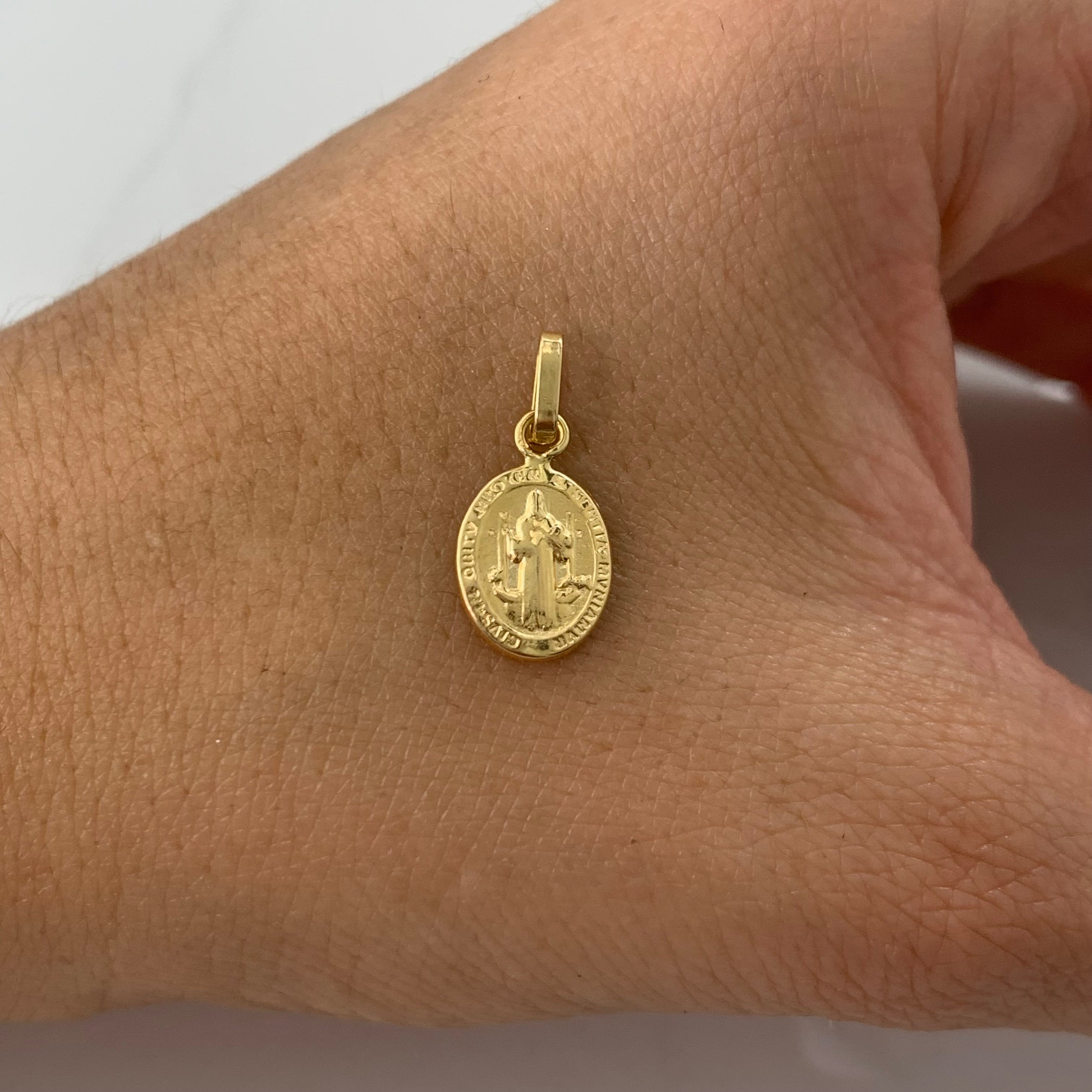 DIJE SAN JUDAS TADEO  ORO AMARILLO 18K 0,48 GR / 8 MM / 1,3 CM