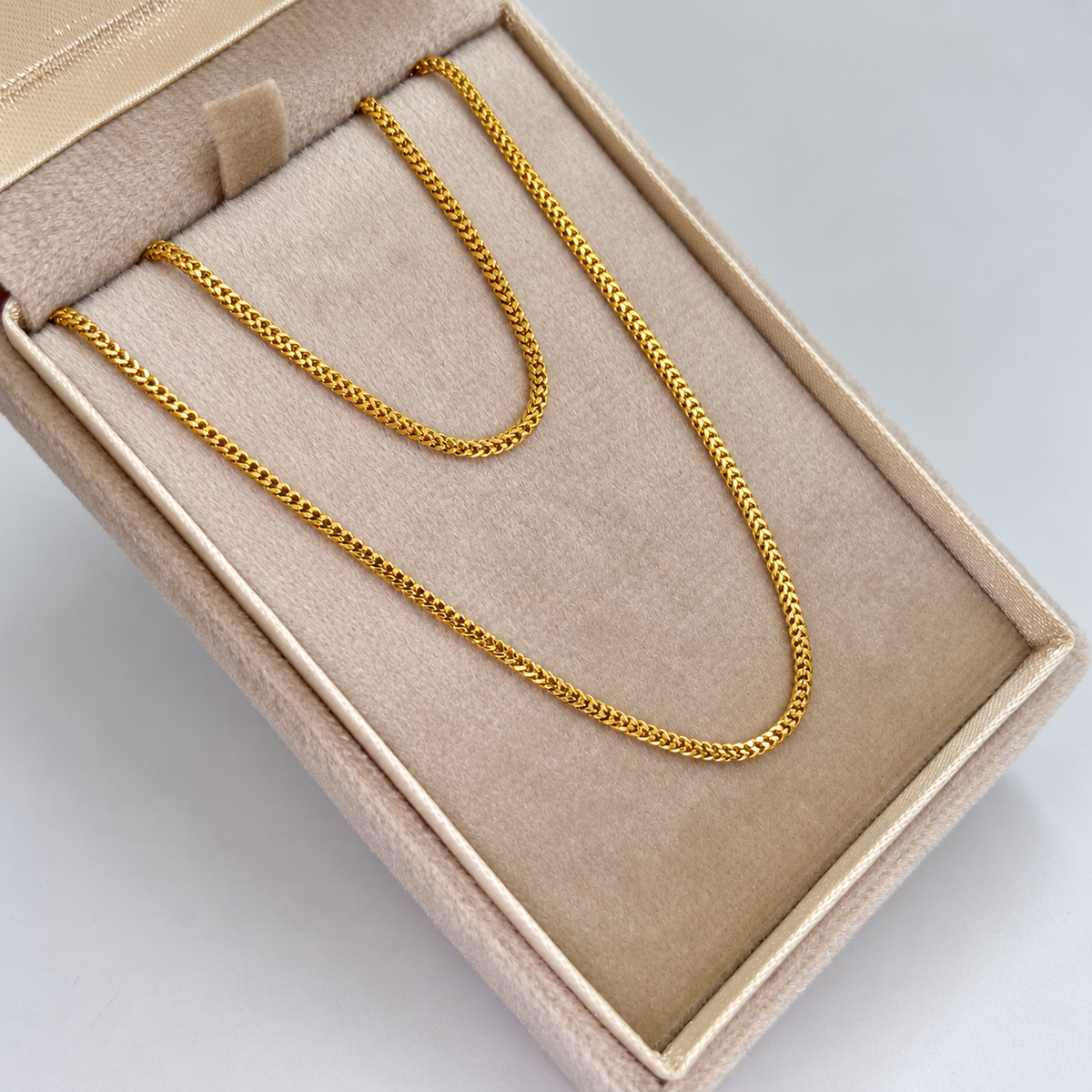 CADENA ITALY FRANCO ORO AMARILLO 18K +1 / 3,53 GR / 1,5 MM / 50 CM