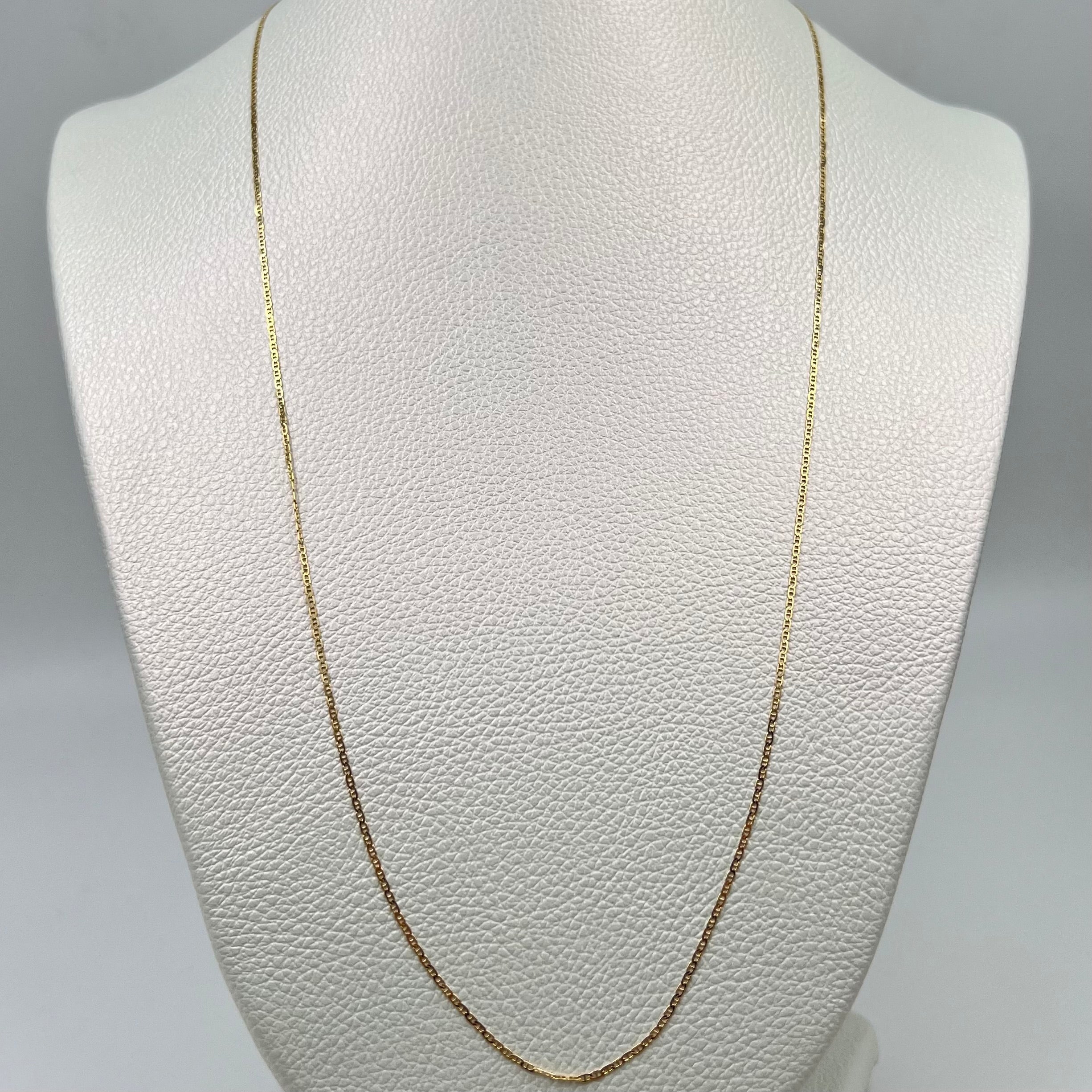 CADENA ITALY  PLANA ORO AMARILLO 18K +3 / 1,82 GR / 1,15 MM / 60 CM