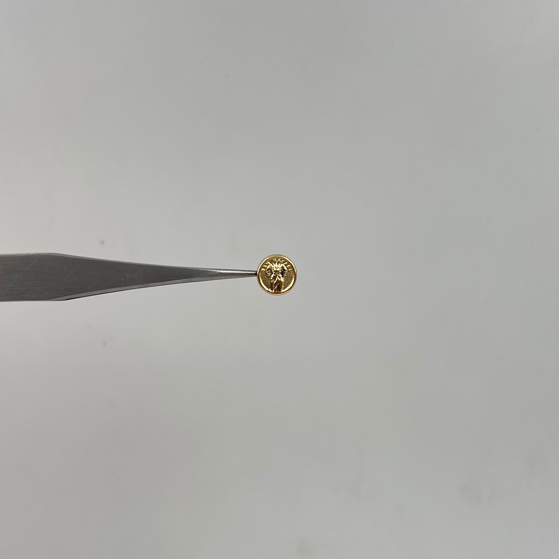 HERRAJE SAN RAFAEL  ORO AMARILLO 18K 0,46 GR / 0,9 CM