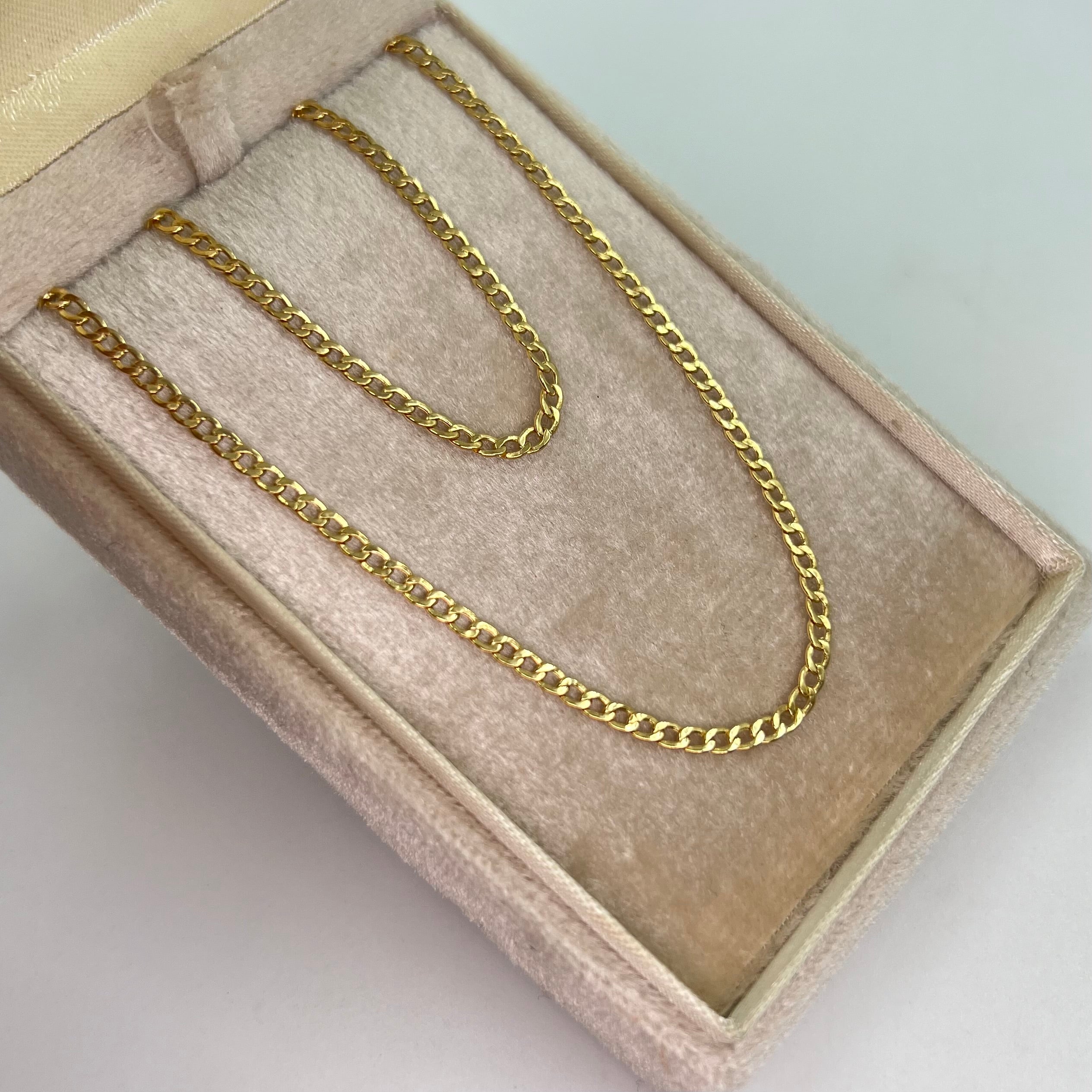 CADENA ITALY CUBANA ORO AMARILLO 18K +3 / 2,05 GR / 2,00 MM / 45 CM
