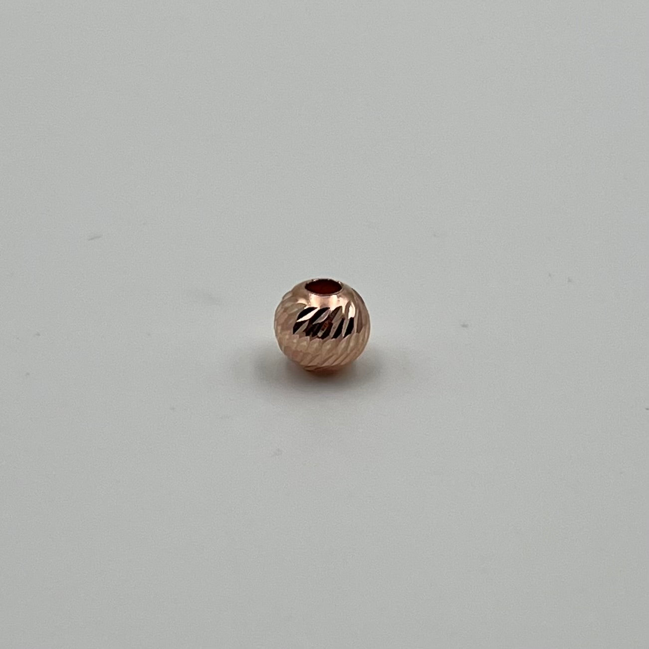 BOLA DIAMANTADA 7MM / NAC ORO ROSA