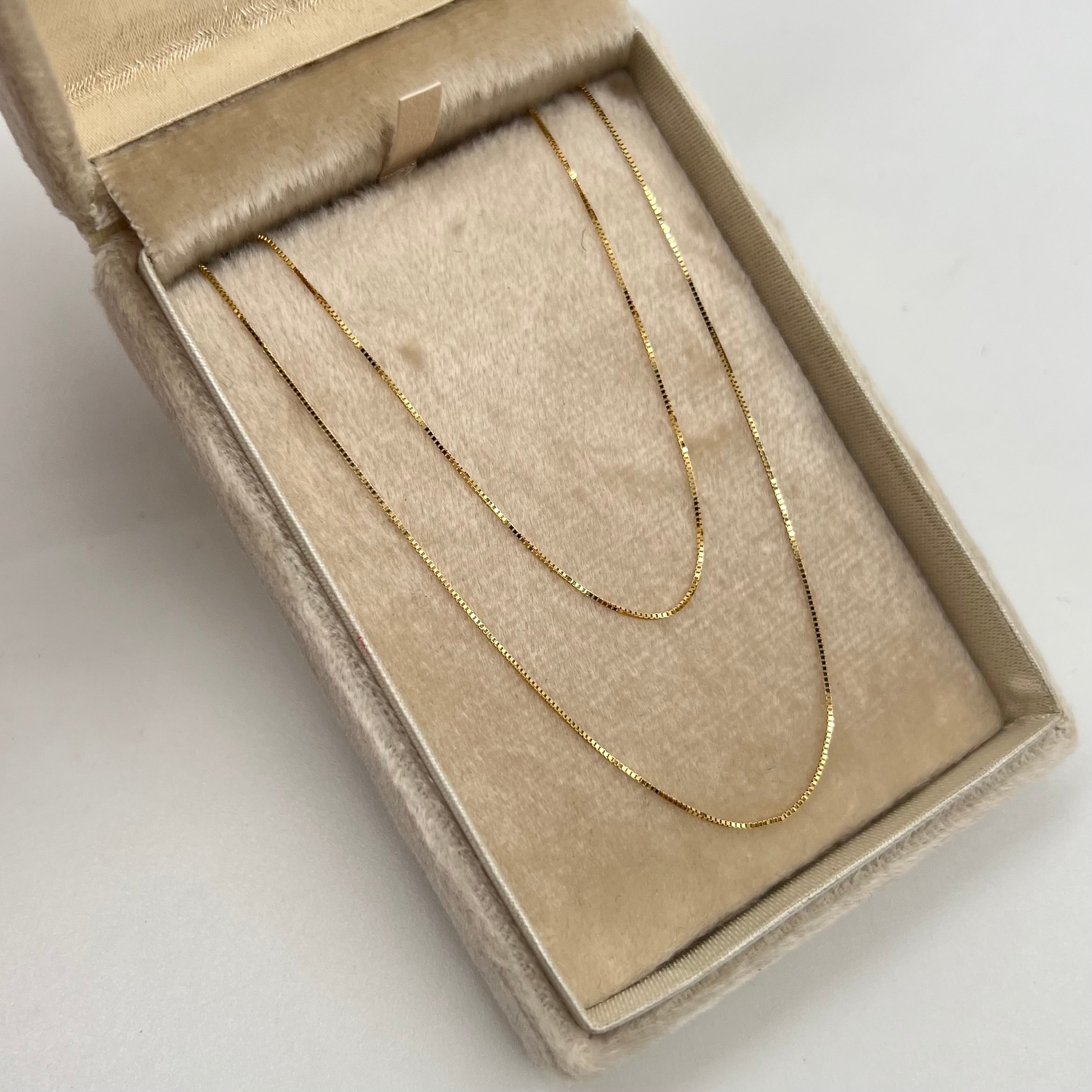 CADENA ITALY VENECIANA ORO AMARILLO 18K +3 / 1,42 GR / 0,6 MM / 50 CM