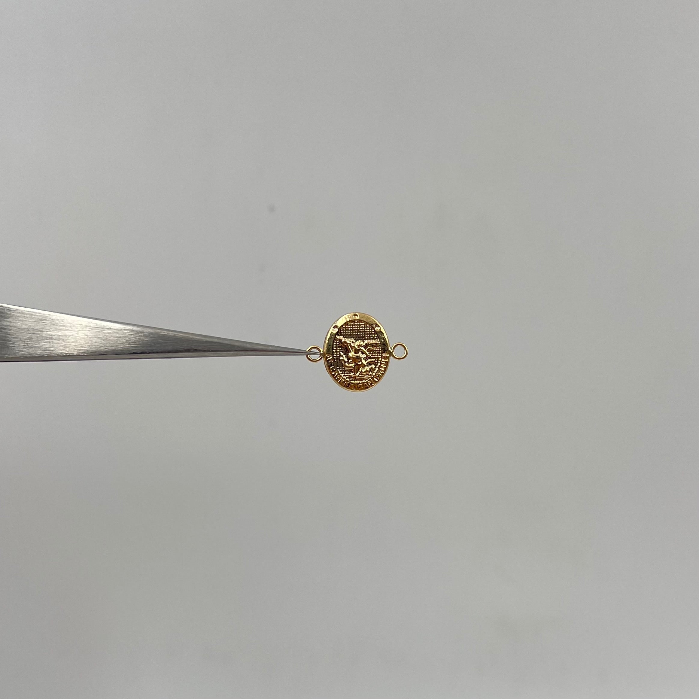 HERRAJE SAN MIGUEL ARCANGEL  ORO AMARILLO 18K 0,7 GR / 1,6 CM