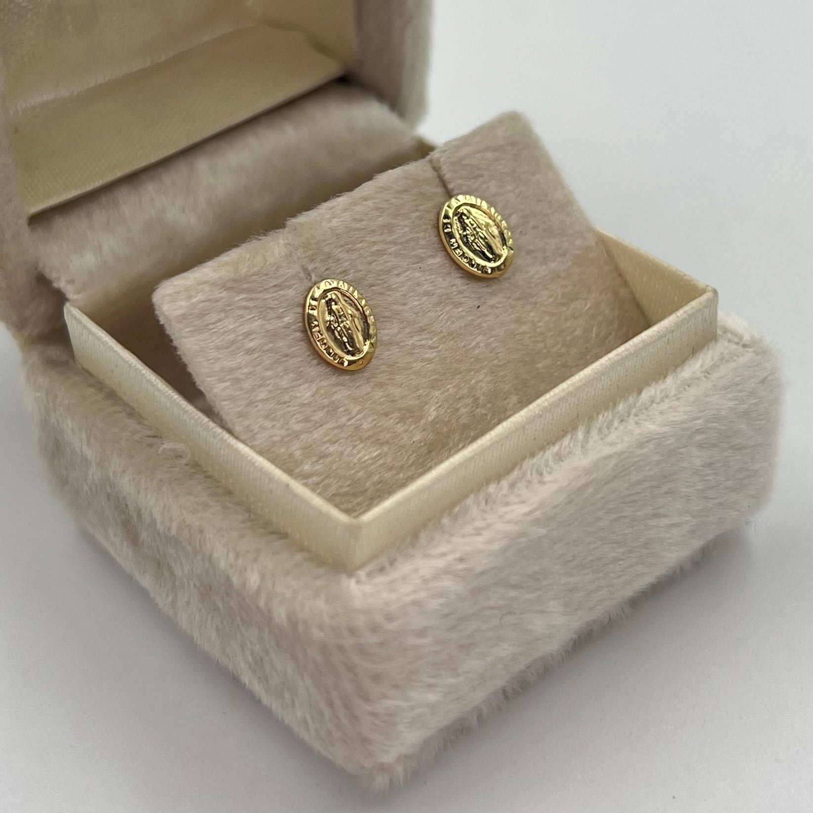 TOPOS VIRGEN DE LA MILAGROSA  ORO AMARILLO 18K 0,56 GR / 5 MM