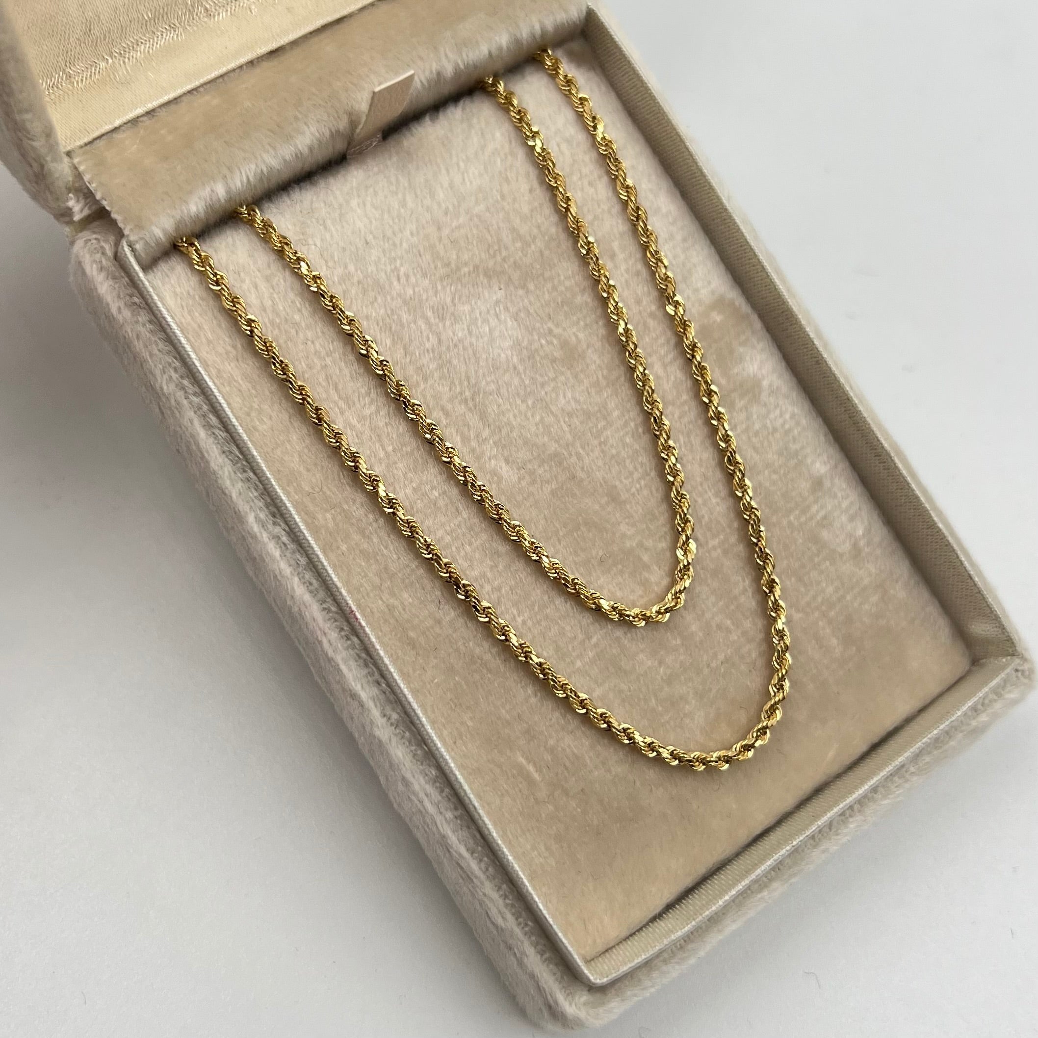 CADENA ITALY LAZO  ORO AMARILLO 18K +3 / 3,37 GR / 2,1 MM / 60 CM