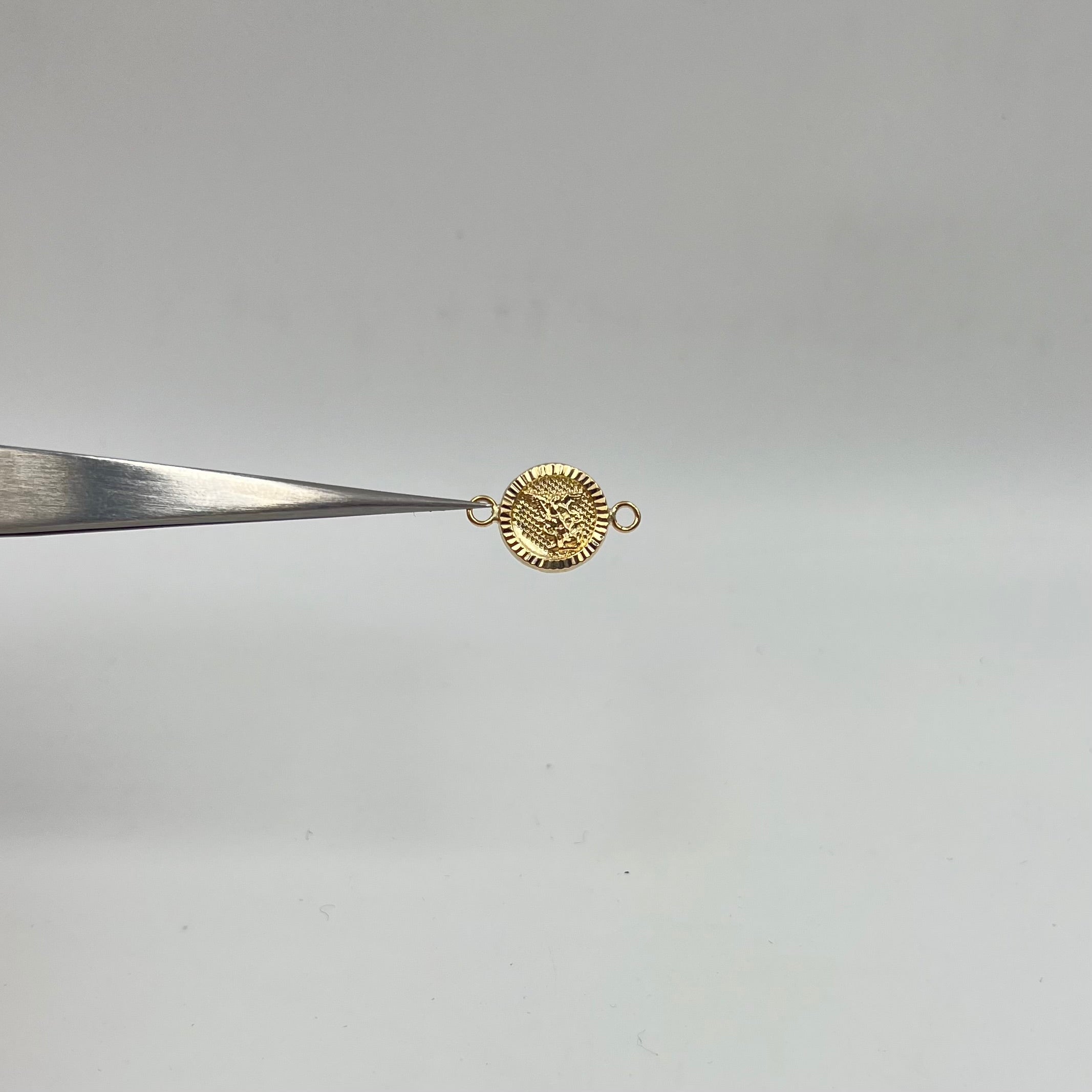 HERRAJE SAN MIGUEL ARCANGEL  ORO AMARILLO 18K 0,75 GR / 1,8 CM