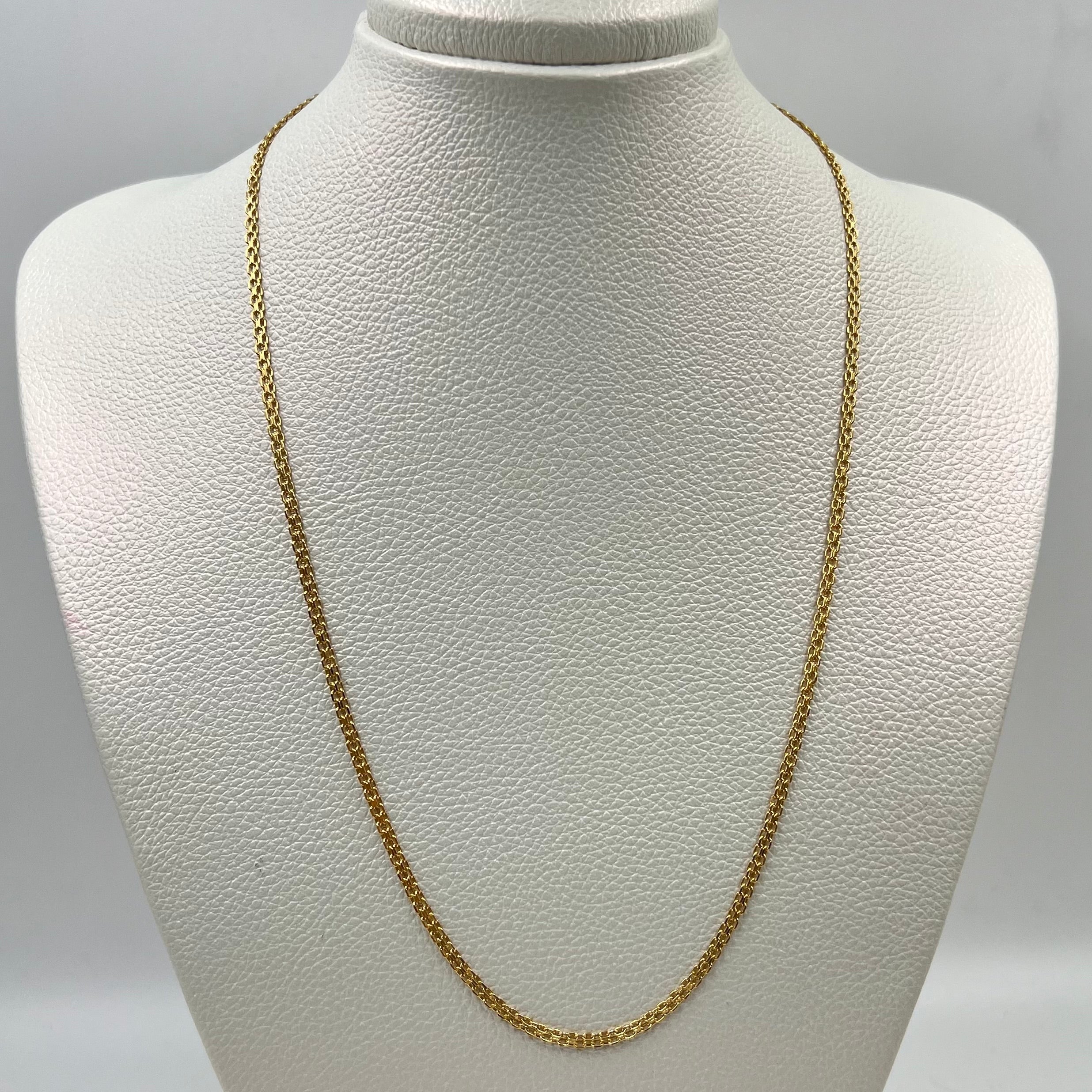 CADENA ITALY CHINA  ORO AMARILLO 18K +3 / 5,63 GR / 2,2 MM / 45 CM