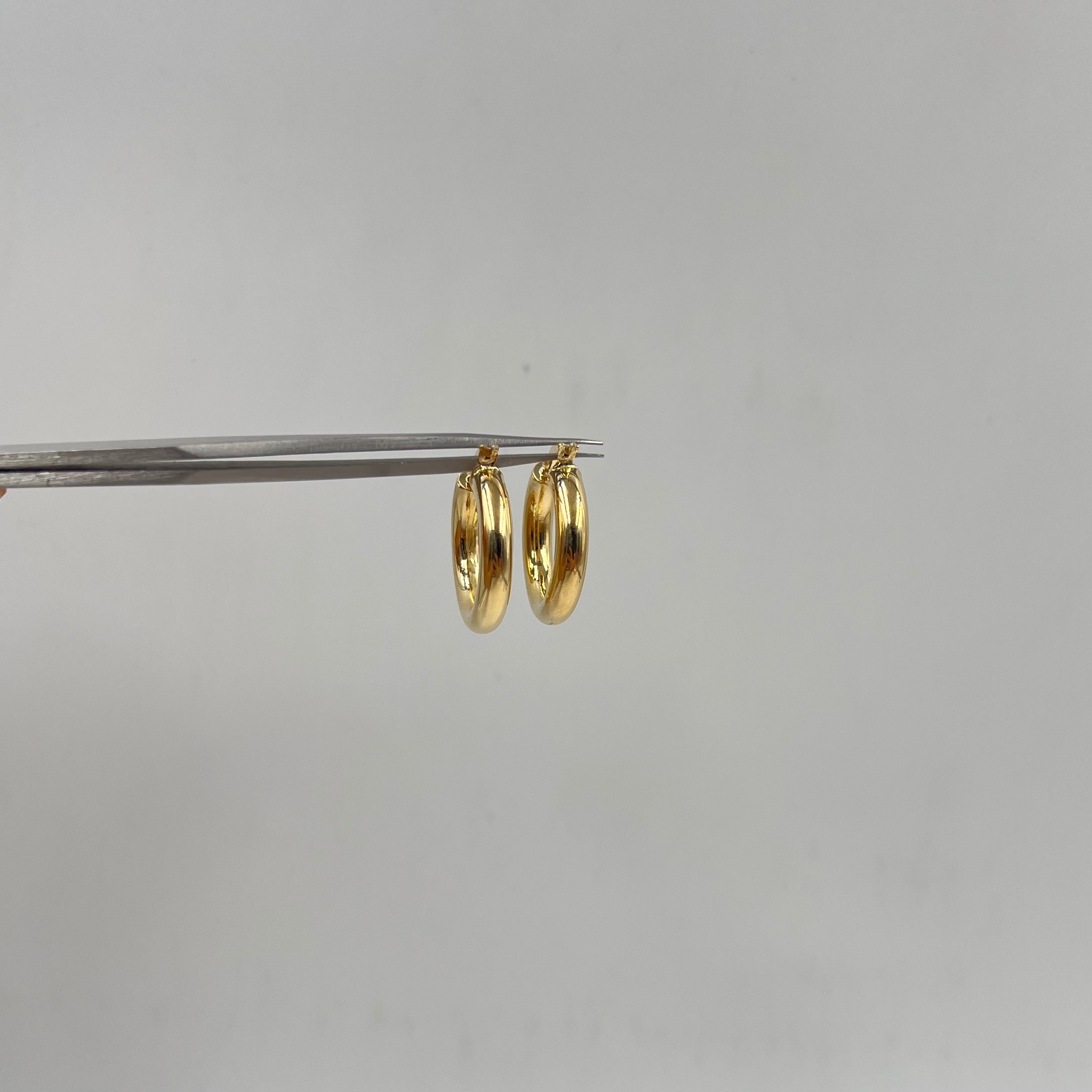 CANDONGA LISA ORO AMARILLO 18K 3,66 GR / 2,5 CM