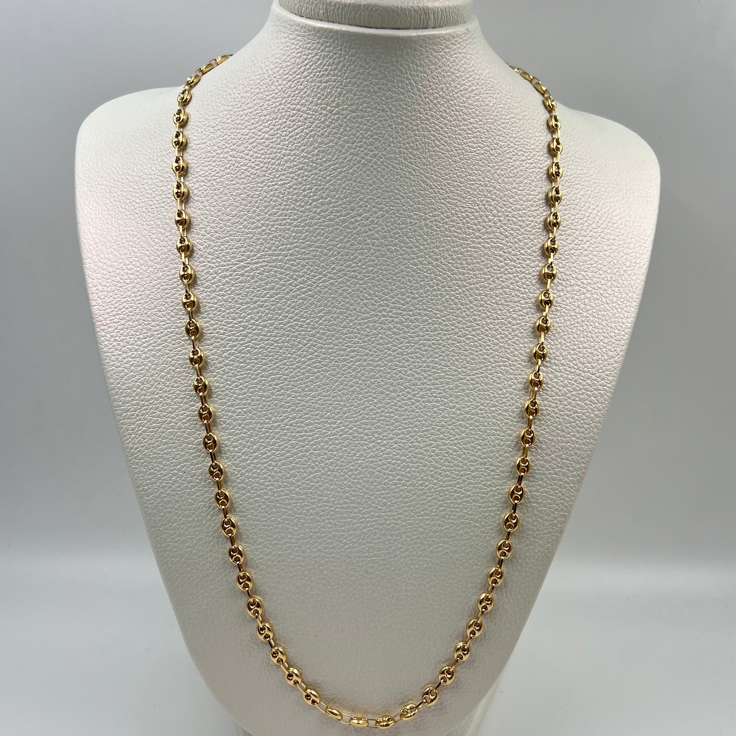 CADENA GC REAZA ITALY  ORO AMARILLO 18K 11,18 GR / 5 MM / 62 CM