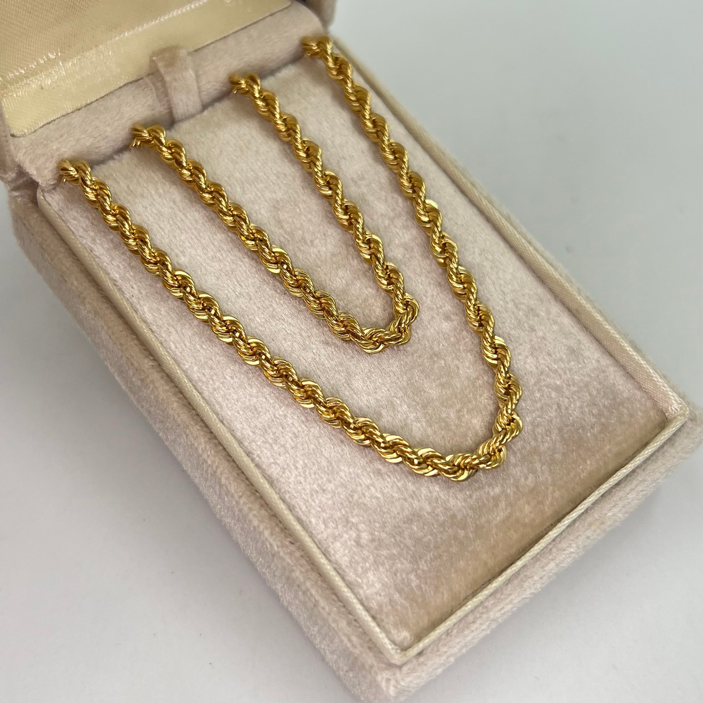 CADENA ITALY LAZO ORO AMARILLO 18K 10,63 GR / 3,84 MM / 60 CM