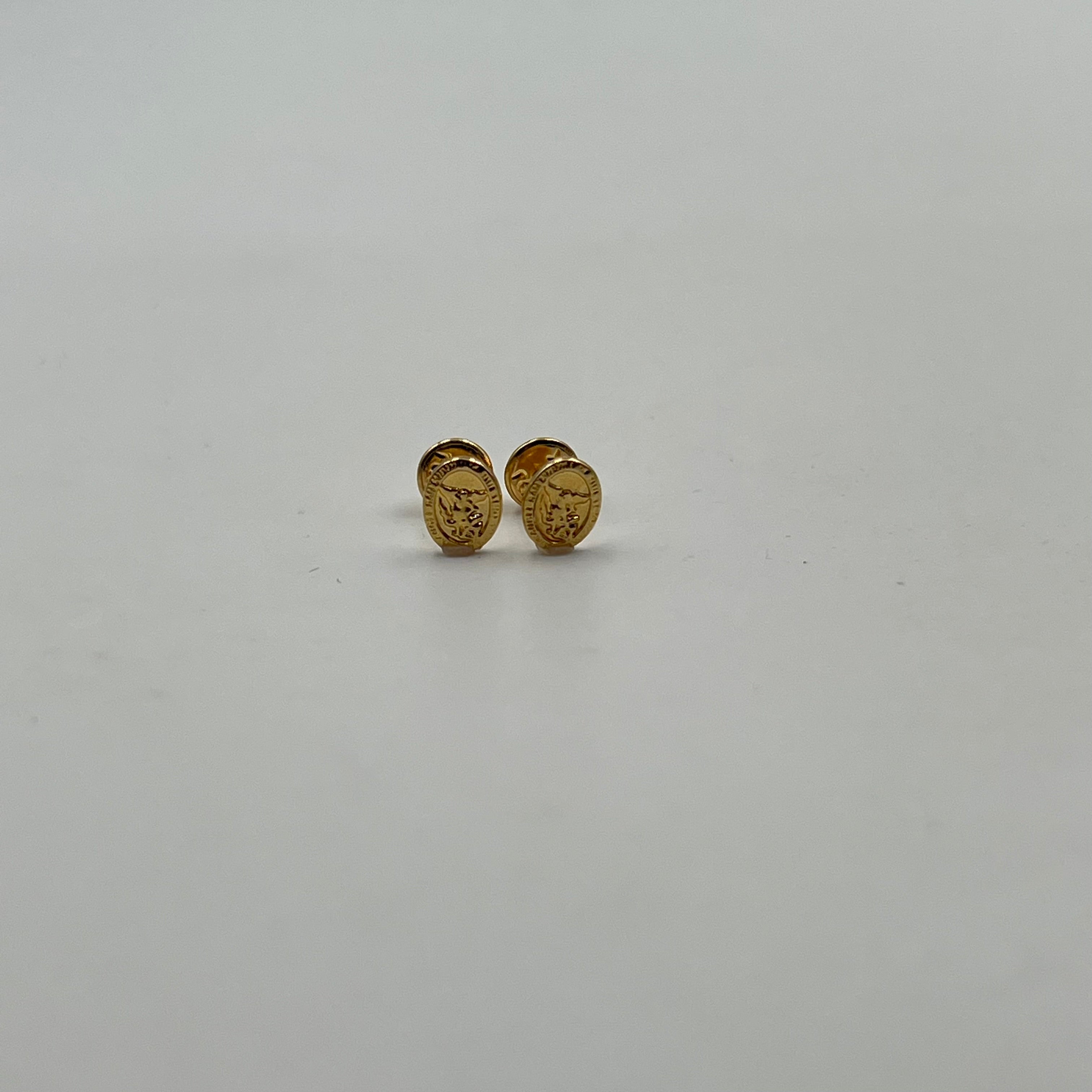 TOPOS SAN MIGUEL ARCANGEL  ORO AMARILLO 18K 0,52 GR / 7 MM