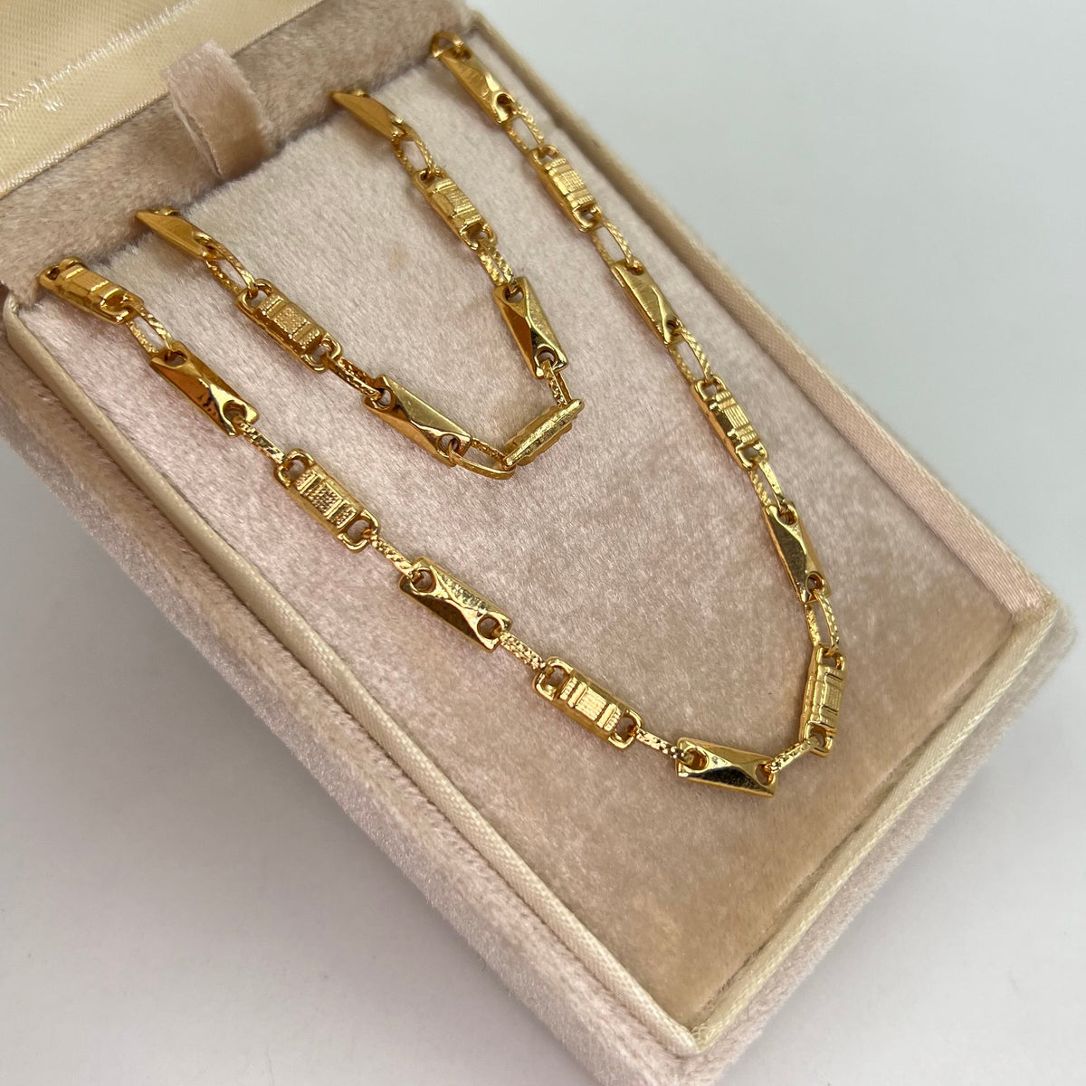 CADENA RUSTICA BROCHE ITALY ORO AMARILLO 18K +2 / 11,34 GR / 3 MM / 60 CM