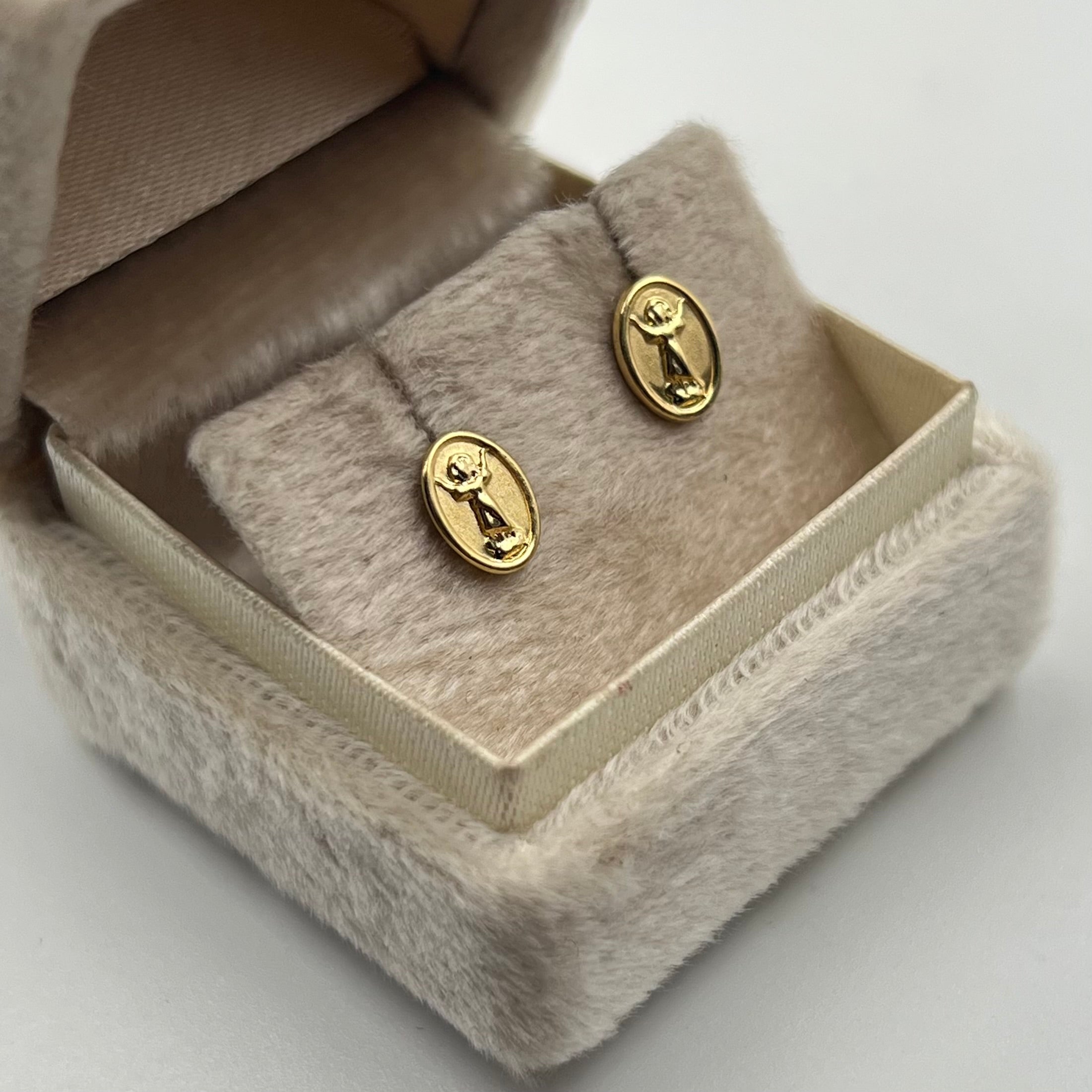 TOPOS DIVINO NIÑO  ORO AMARILLO 18K 1,03 GR / 8 MM