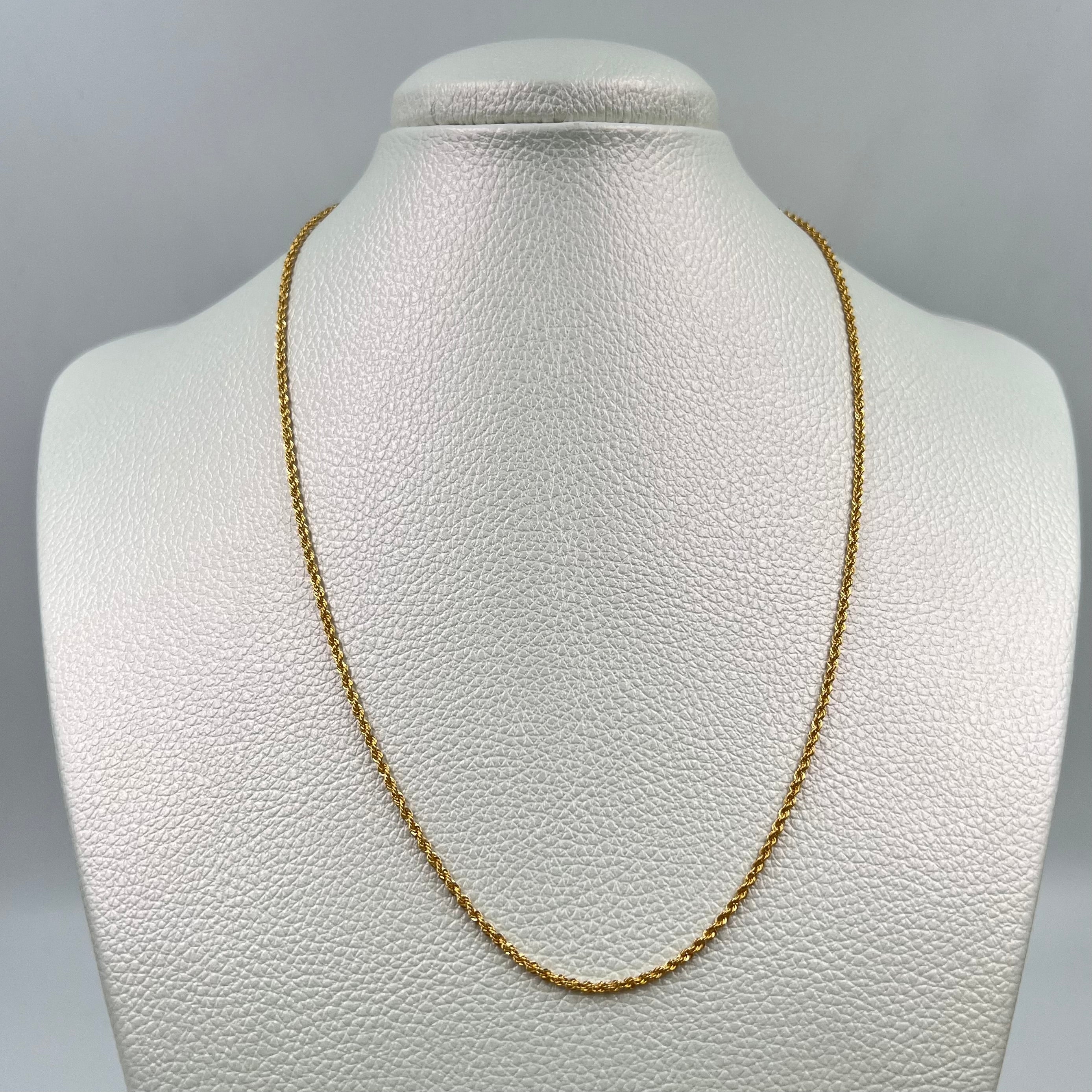 CADENA ITALY LAZO  ORO AMARILLO 18K +3 / 1,49 GR / 1,7 MM / 45 CM