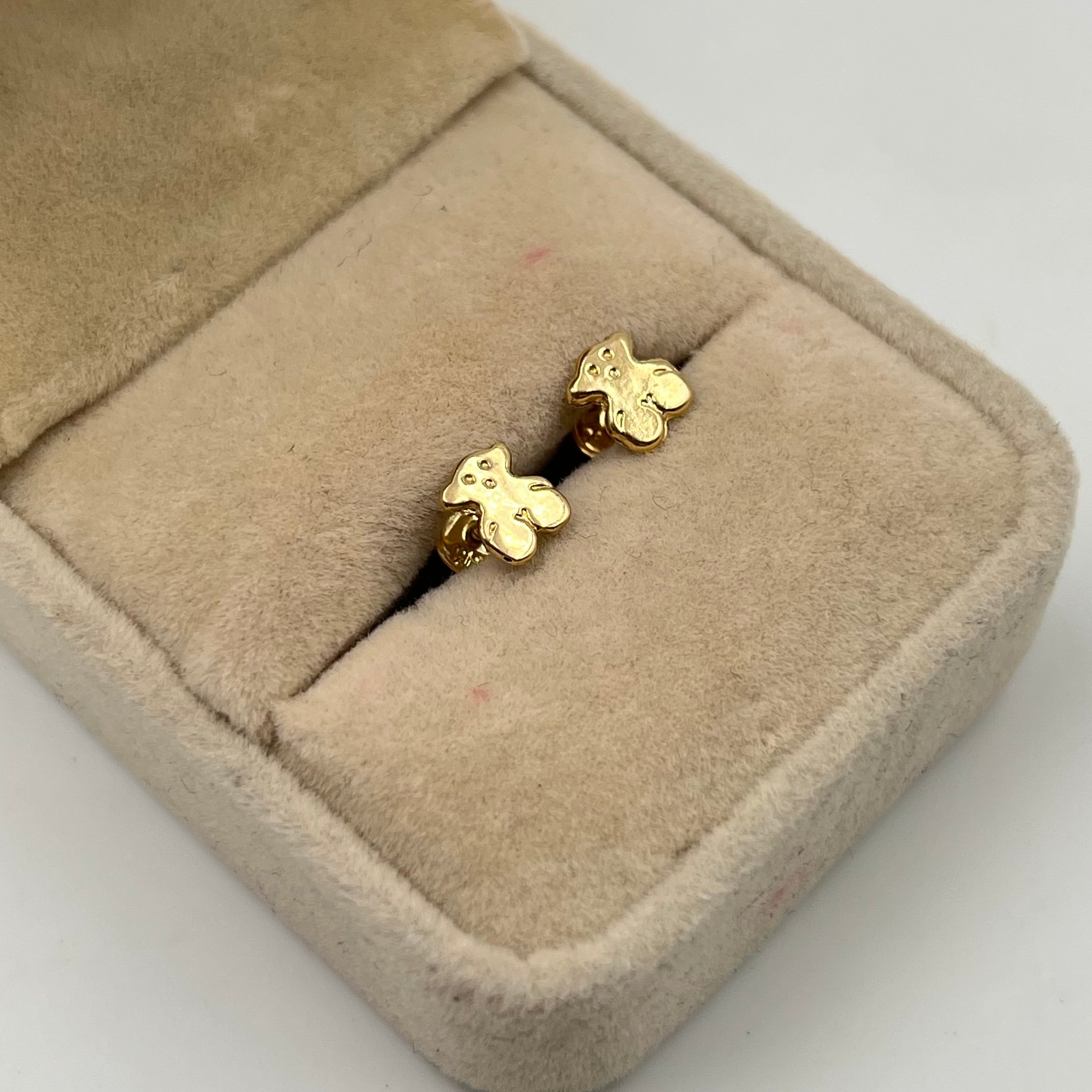 TOPOS OSO  ORO AMARILLO 18K 0,62 GR / 6 MM
