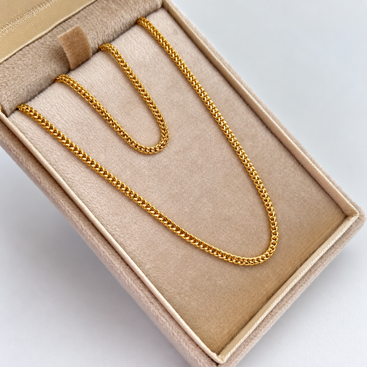 CADENA ITALY FRANCO ORO AMARILLO 18K 6,57 GR / 2 MM / 60 CM