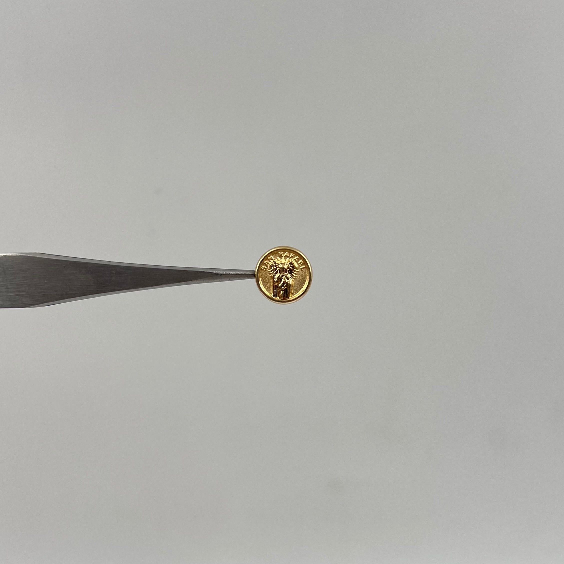 HERRAJE SAN RAFAEL  ORO AMARILLO 18K 0,66 GR / 1 CM