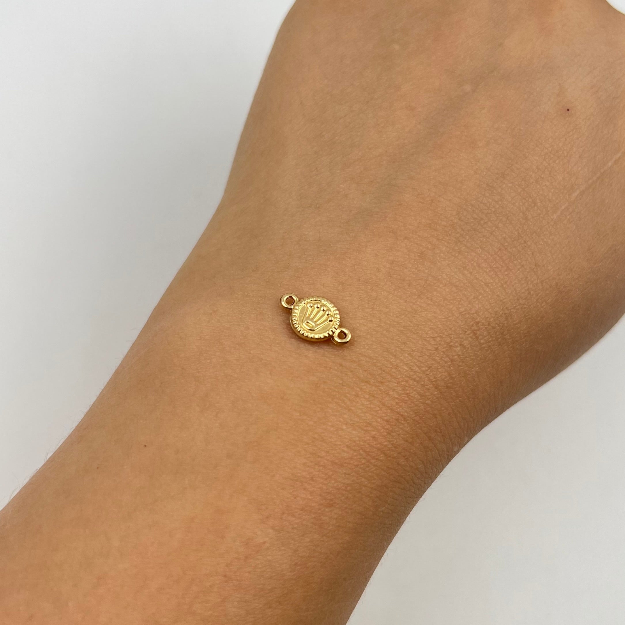 HERRAJE RX ORO AMARILLO 18K 0,35 GR / 1,2 CM