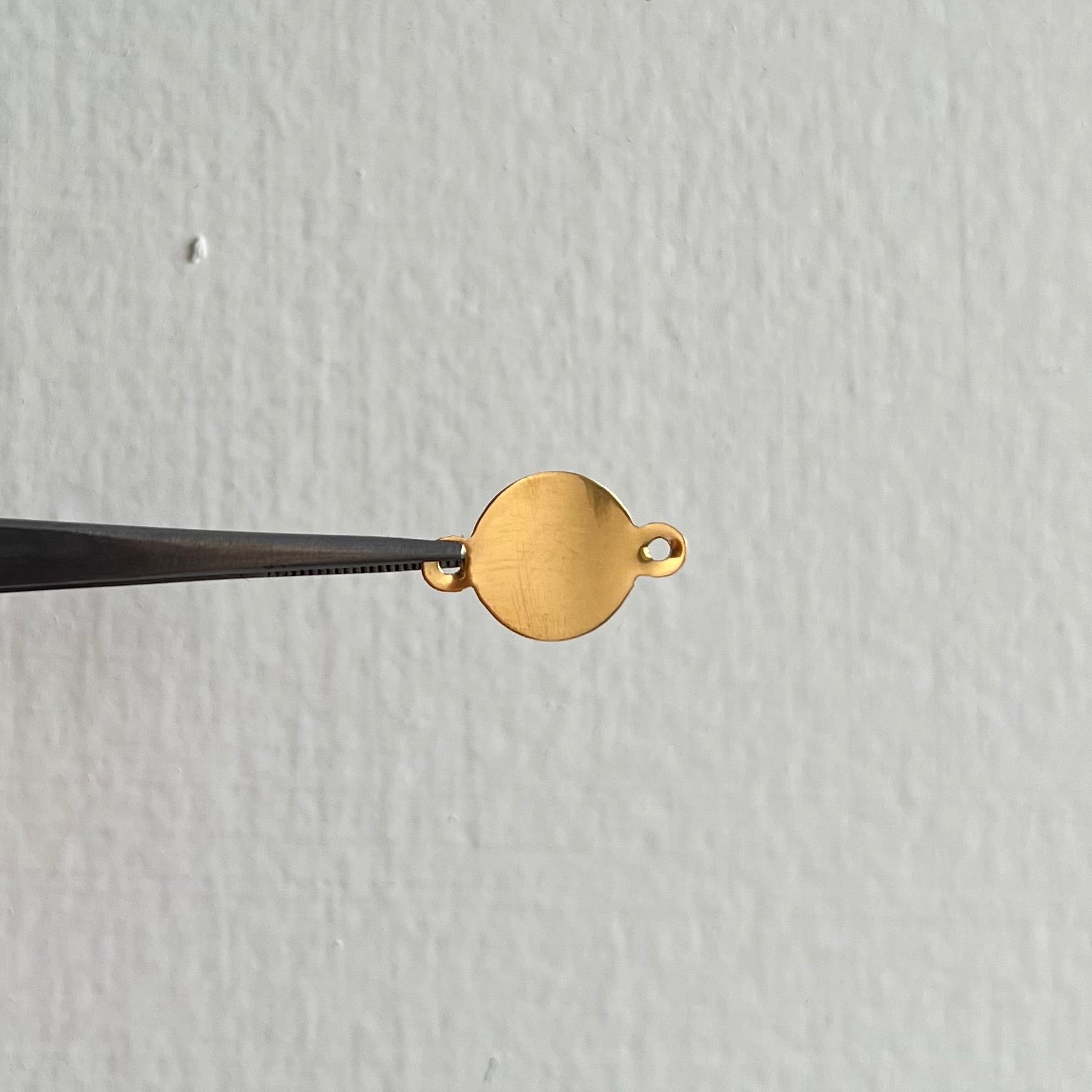 HERRAJE PLACA  ORO AMARILLO 18K 0,42 GR / 2 CM
