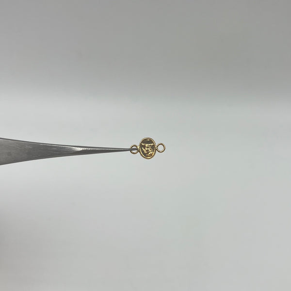 HERRAJE SAN MIGUEL ARCANGEL  ORO AMARILLO 18K 0,23 GR / 1,1 CM