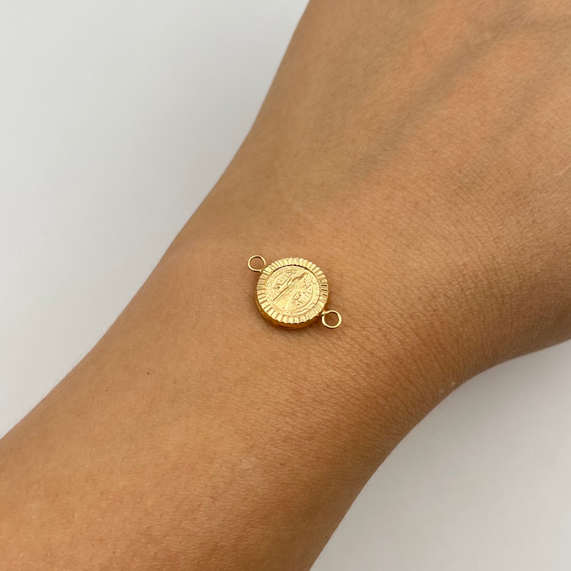HERRAJE SAN BENITO  ORO AMARILLO 18K 0,74 GR / 1,7 CM