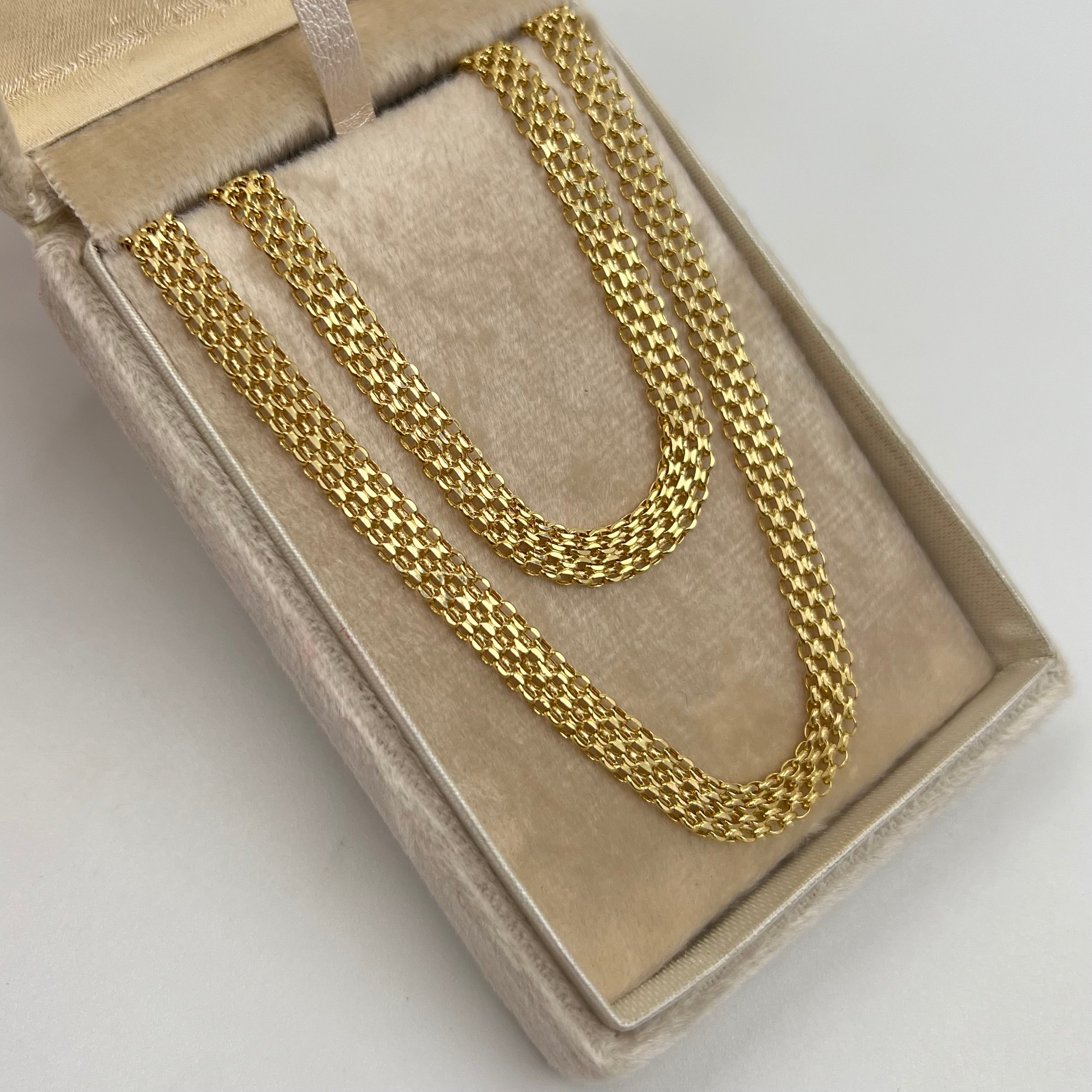 CADENA ITALY CHINA ORO AMARILLO 18K +3 / 5,85 GR / 5,4 MM / 45 CM