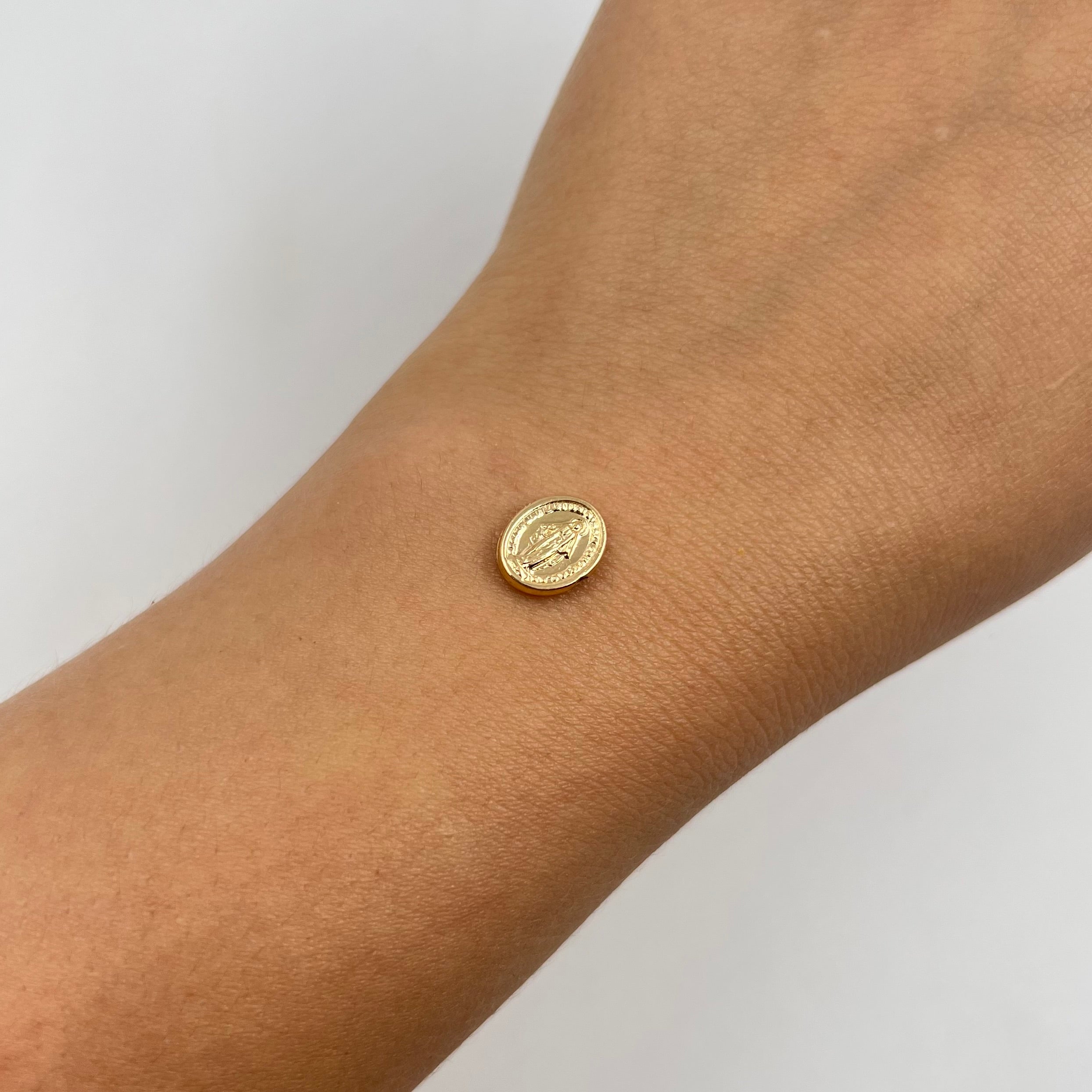 HERRAJE MILAGROSA ORO AMARILLO 18K 0,33 GR / 0,8 CM