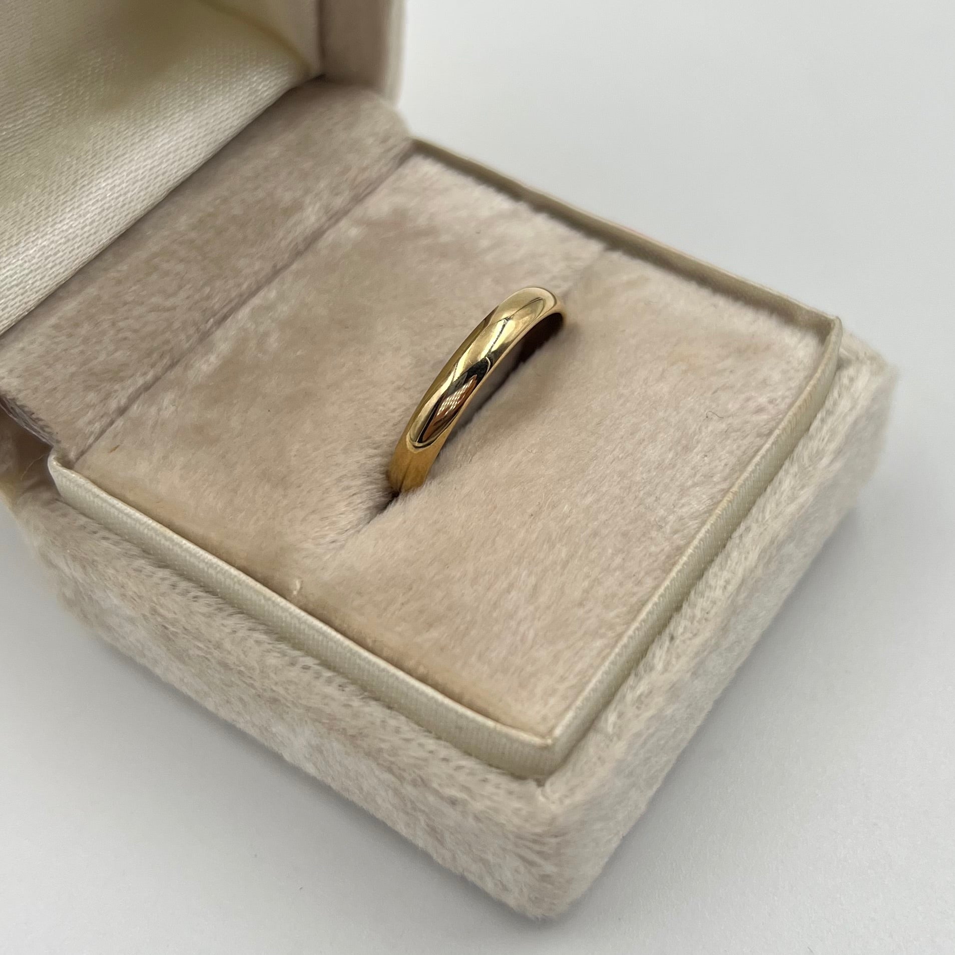 ANILLO ARGOLLA LISA  ORO AMARILLO 18K / TALLA 8/5 / 2,9 GR / 3 MM