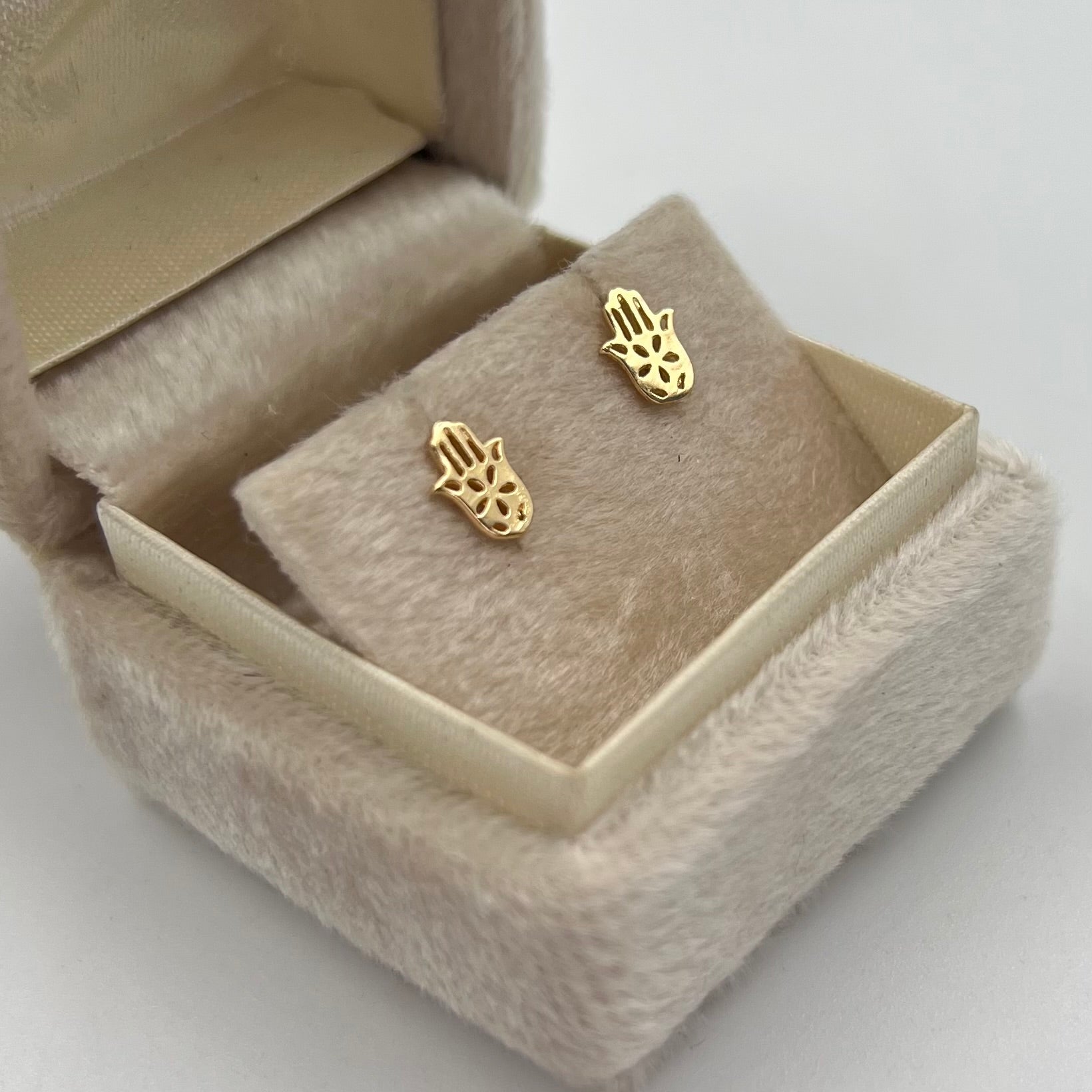 TOPOS MANO HAMSA  ORO AMARILLO 18K 5 GR / 0,75 MM