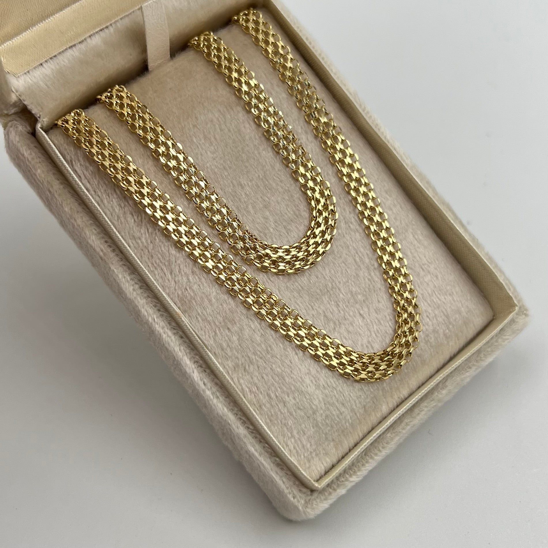 CADENA ITALY CHINA  ORO AMARILLO 18K +1 / 6,37 GR / 5,4 MM / 50 CM