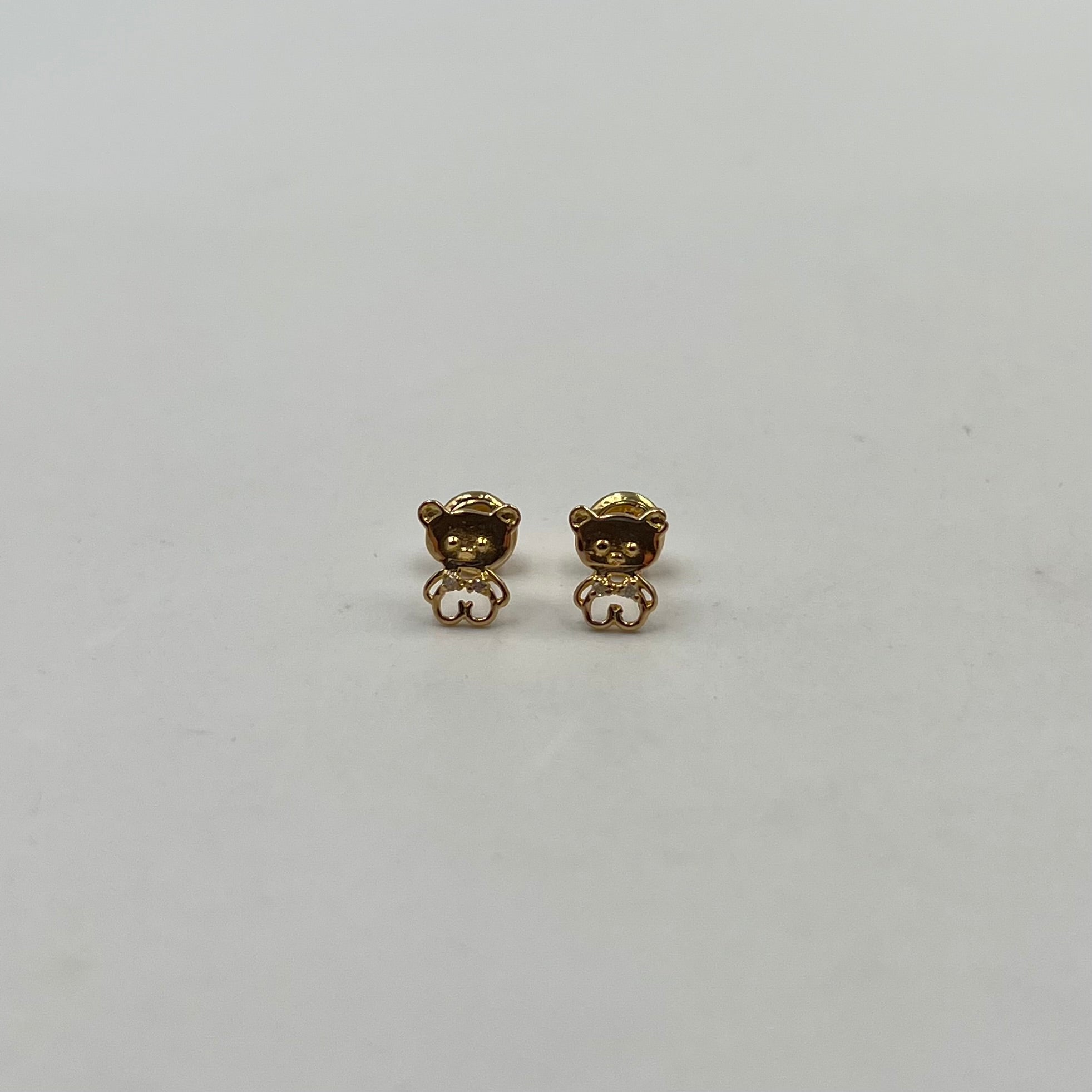 TOPOS OSO SILUETA  ORO AMARILLO 18K 0,96 GR / 8 MM