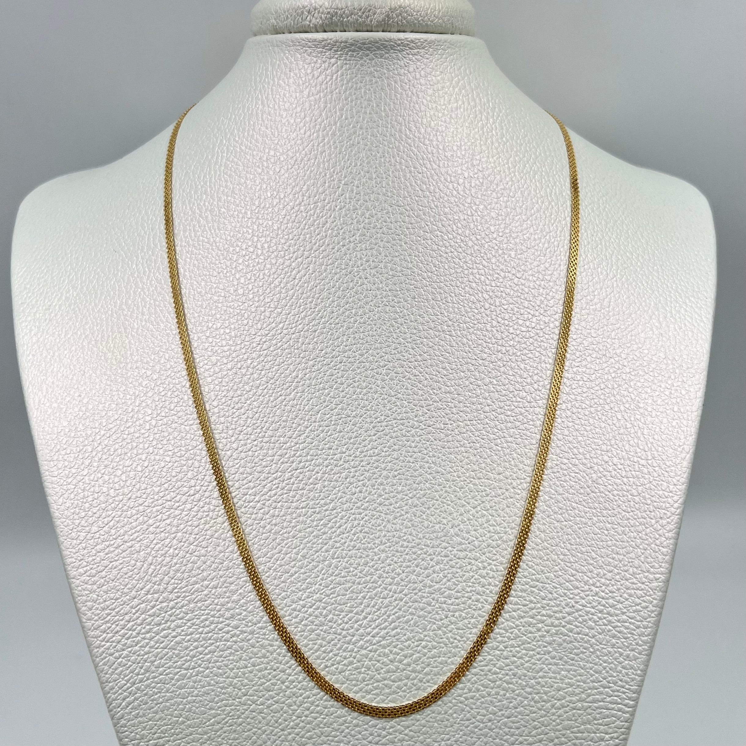 CADENA ITALY CNINA ORO AMARILLO 18K +3 / 3,8 GR / 2,5 MM / 50 CM