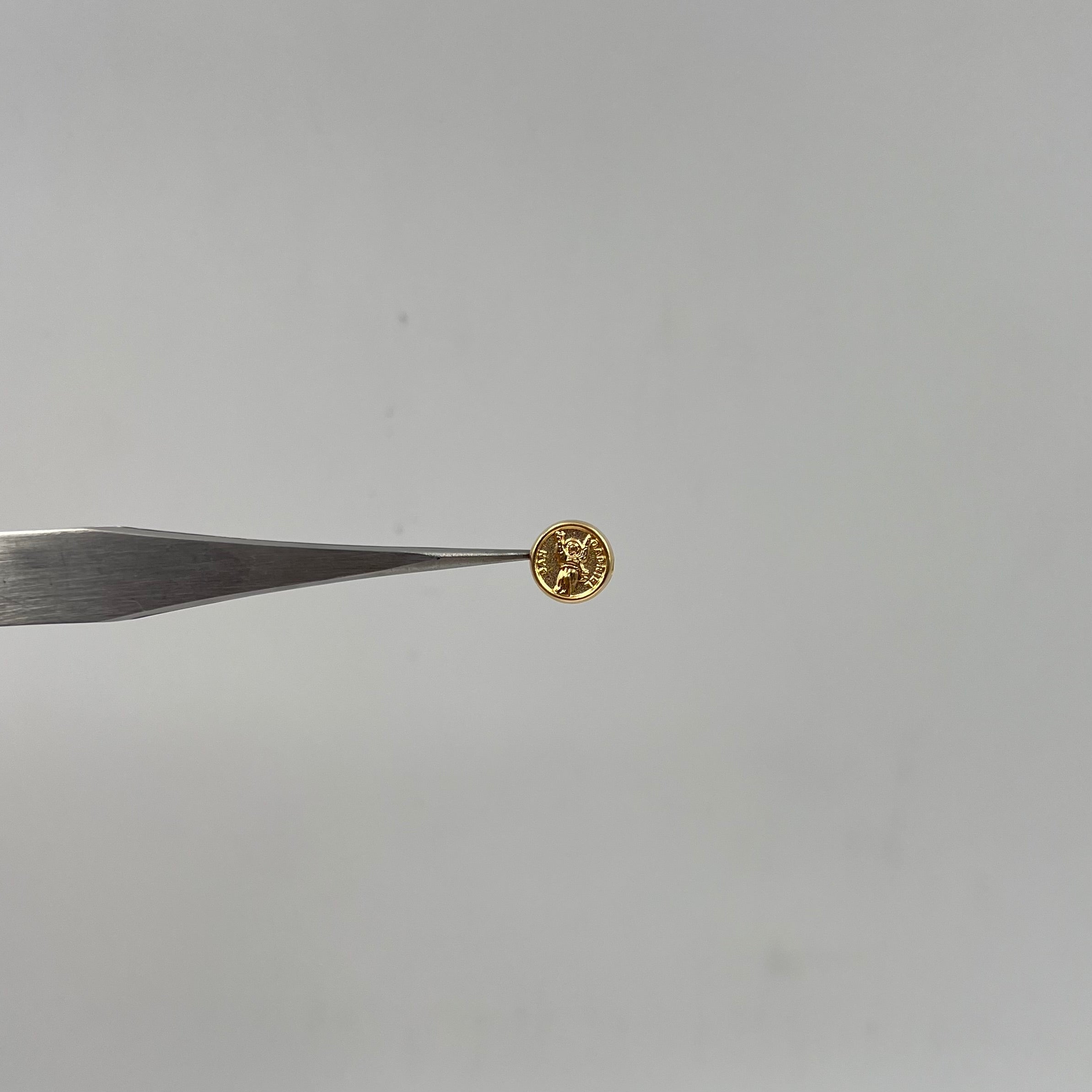 HERRAJE SAN GABRIEL  ORO AMARILLO 18K 0,43 GR / 0,9 CM