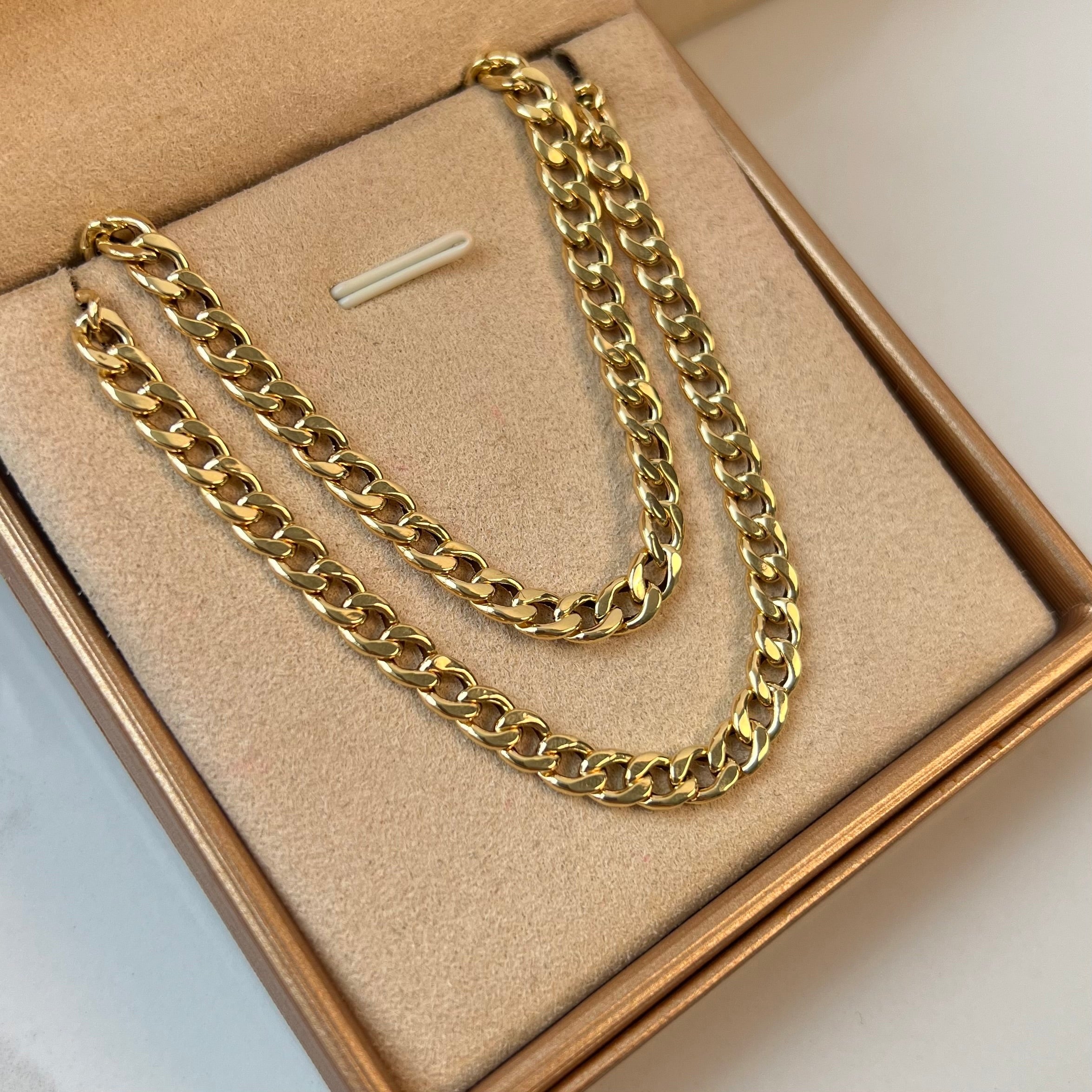 CADENA ITALY CUBANA  ORO AMARILLO 18K +2 / 5,87 GR / 5 MM / 50 CM