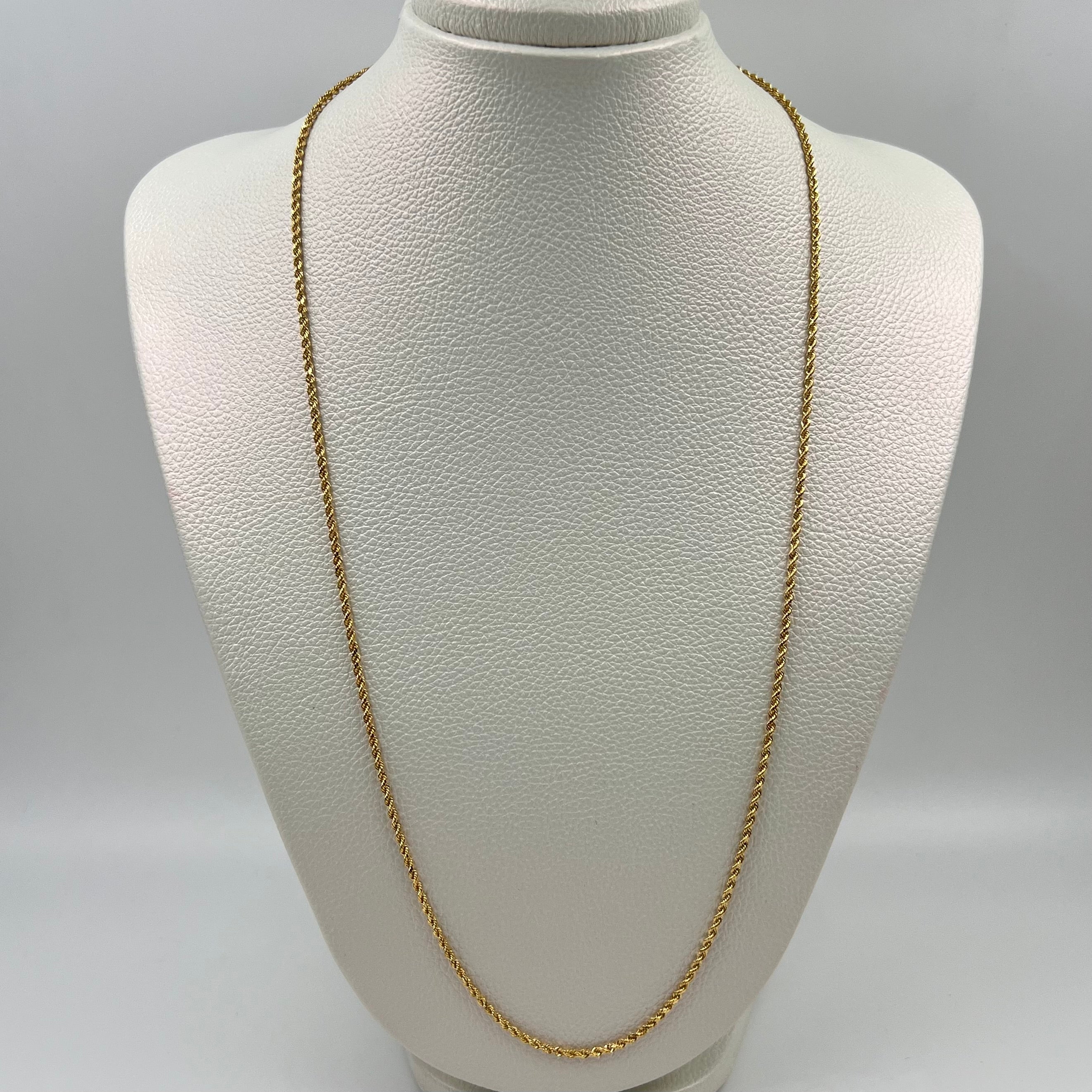 CADENA ITALY LAZO  ORO AMARILLO 18K +3 / 3,37 GR / 2,1 MM / 60 CM