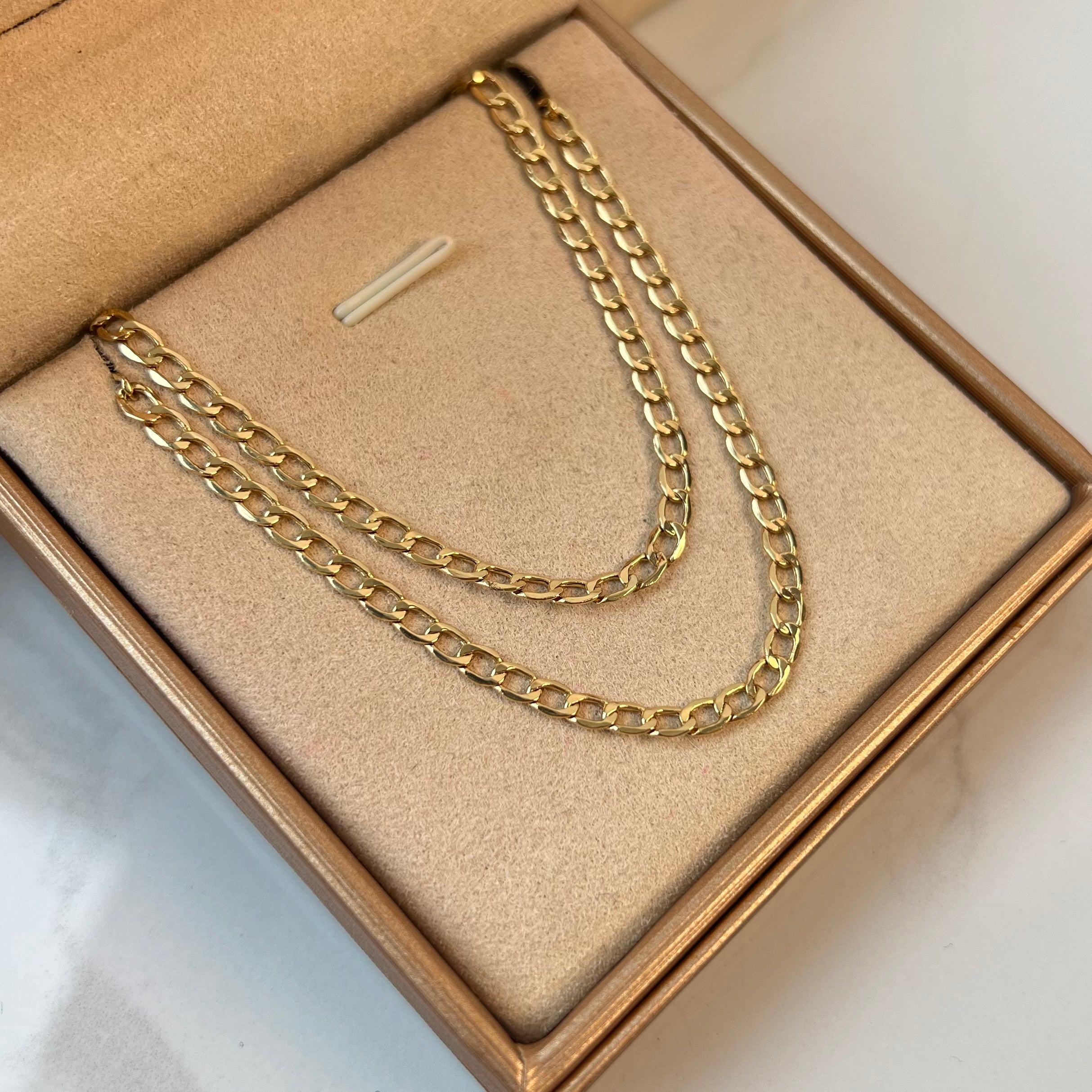 CADENA ITALY CUBANO ORO AMARILLO 18K +3 / 4,7 GR / 3,6 MM / 50 CM