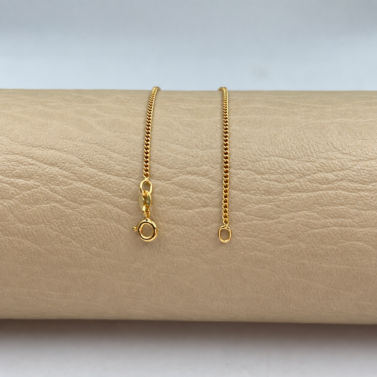 PULSO ITALY MINI CUBANA ORO AMARILLO 18K +3 / 0,85 GR / 1,4 MM / 19 CM