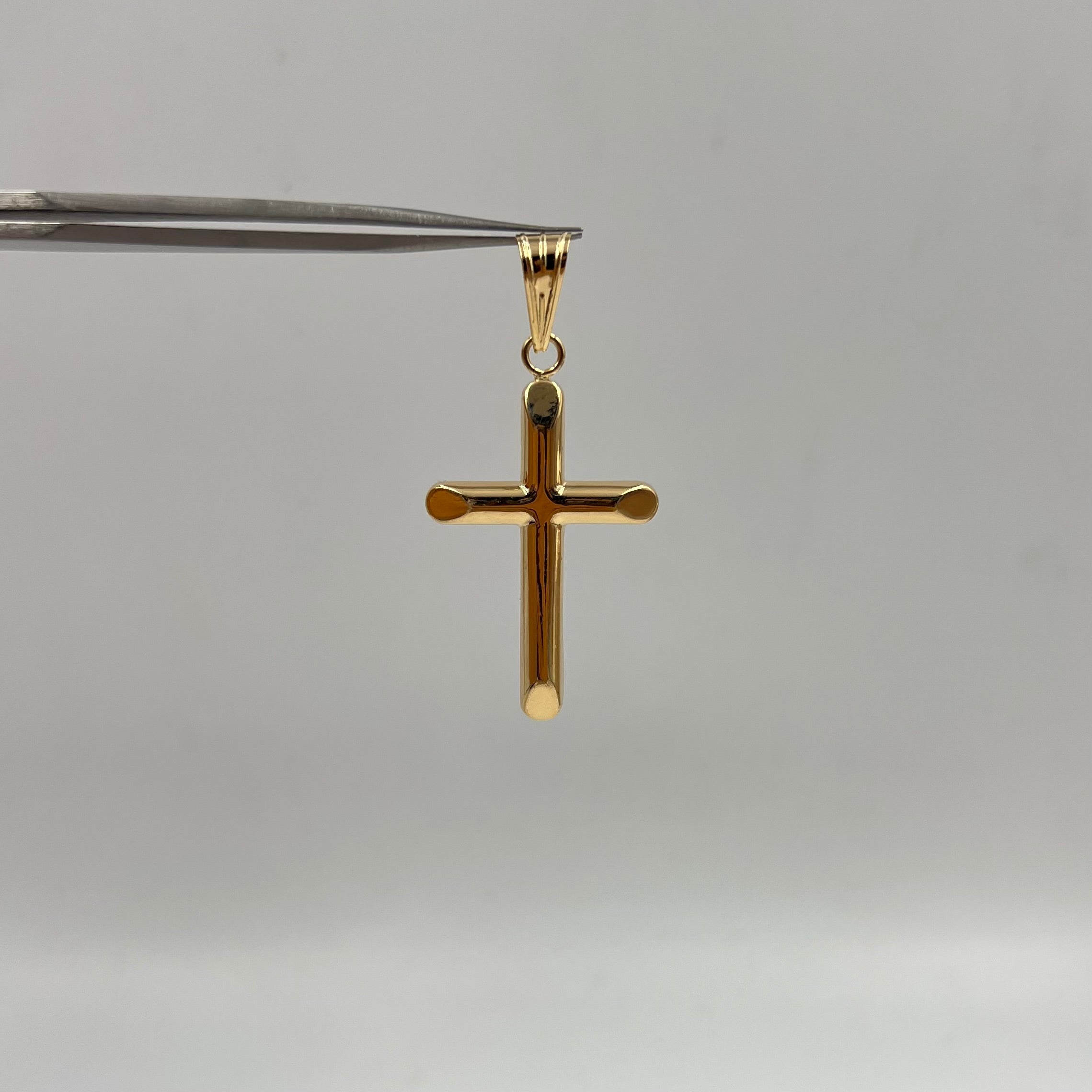 DIJE CRUZ ORO AMARILLO 18K 2,56 GR / 23 MM / 3,9 CM