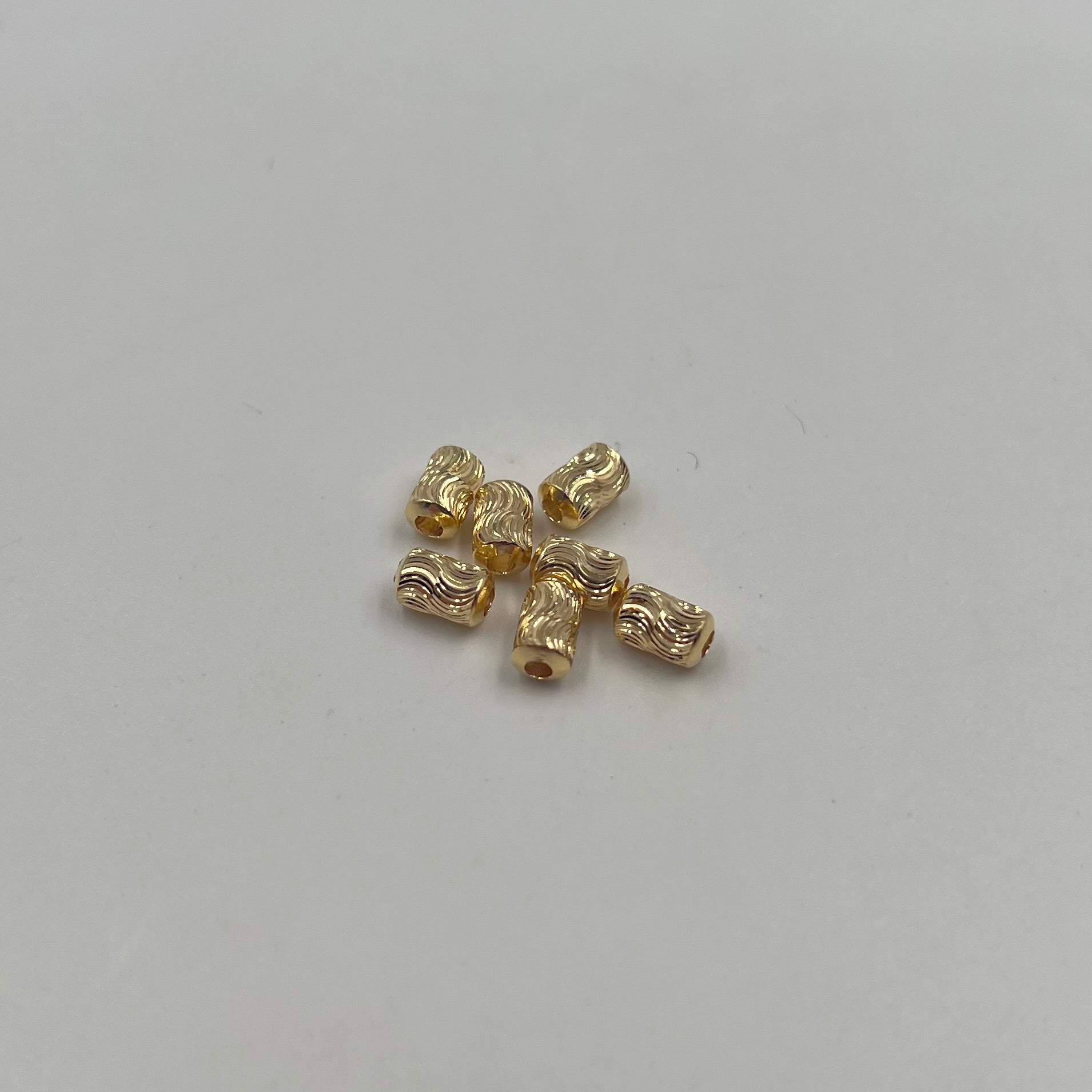 HERRAJE CILINDRO REDONDO  ORO AMARILLO 18K 0,17 GR / 5 MM